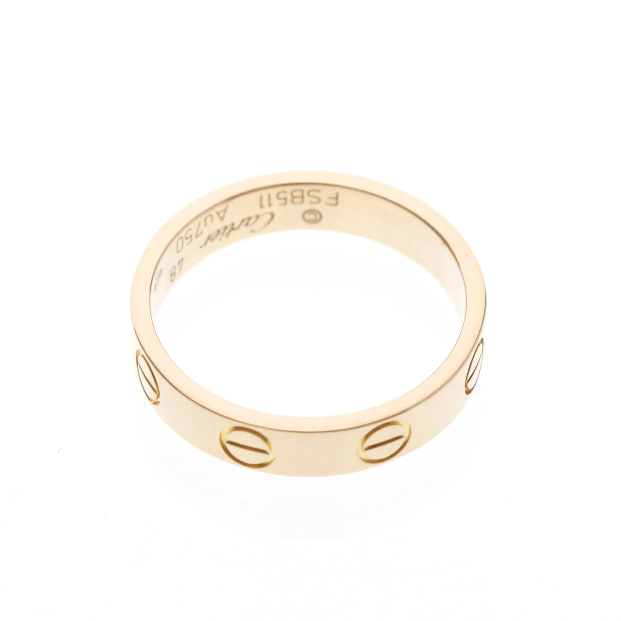 Love Ring 18K Rose Gold Mini - Image 9