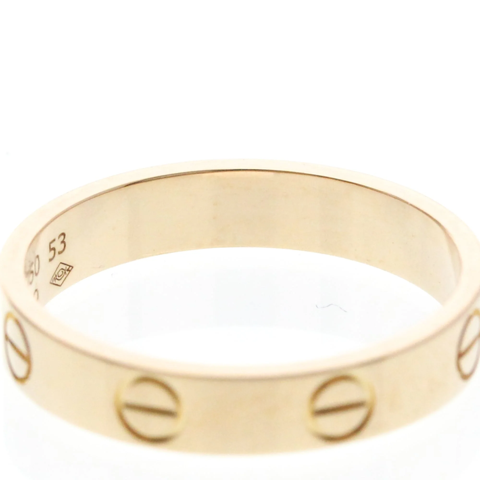 Love Ring 18K Rose Gold Mini - Image 8