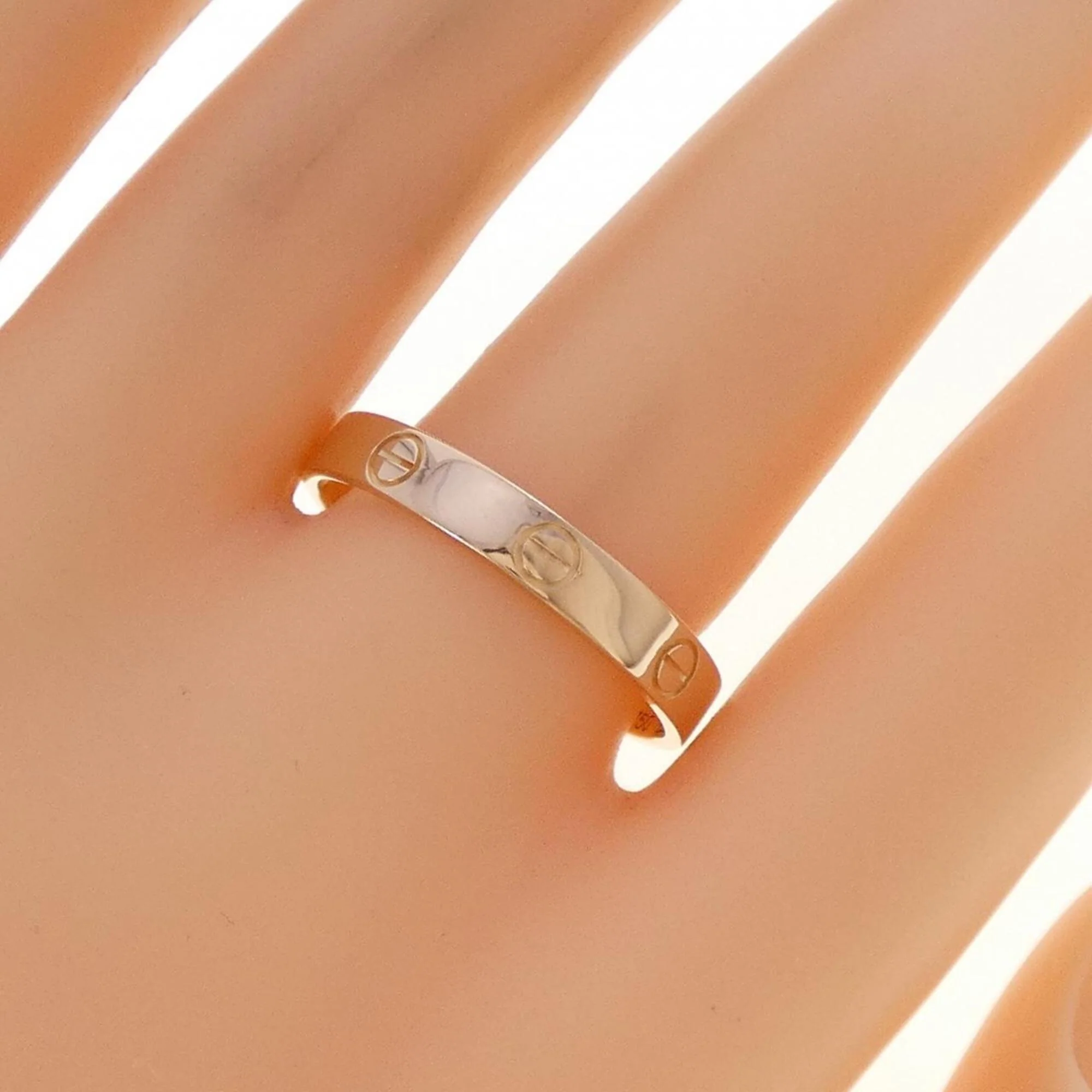 Love Ring 18K Rose Gold Mini - Image 4