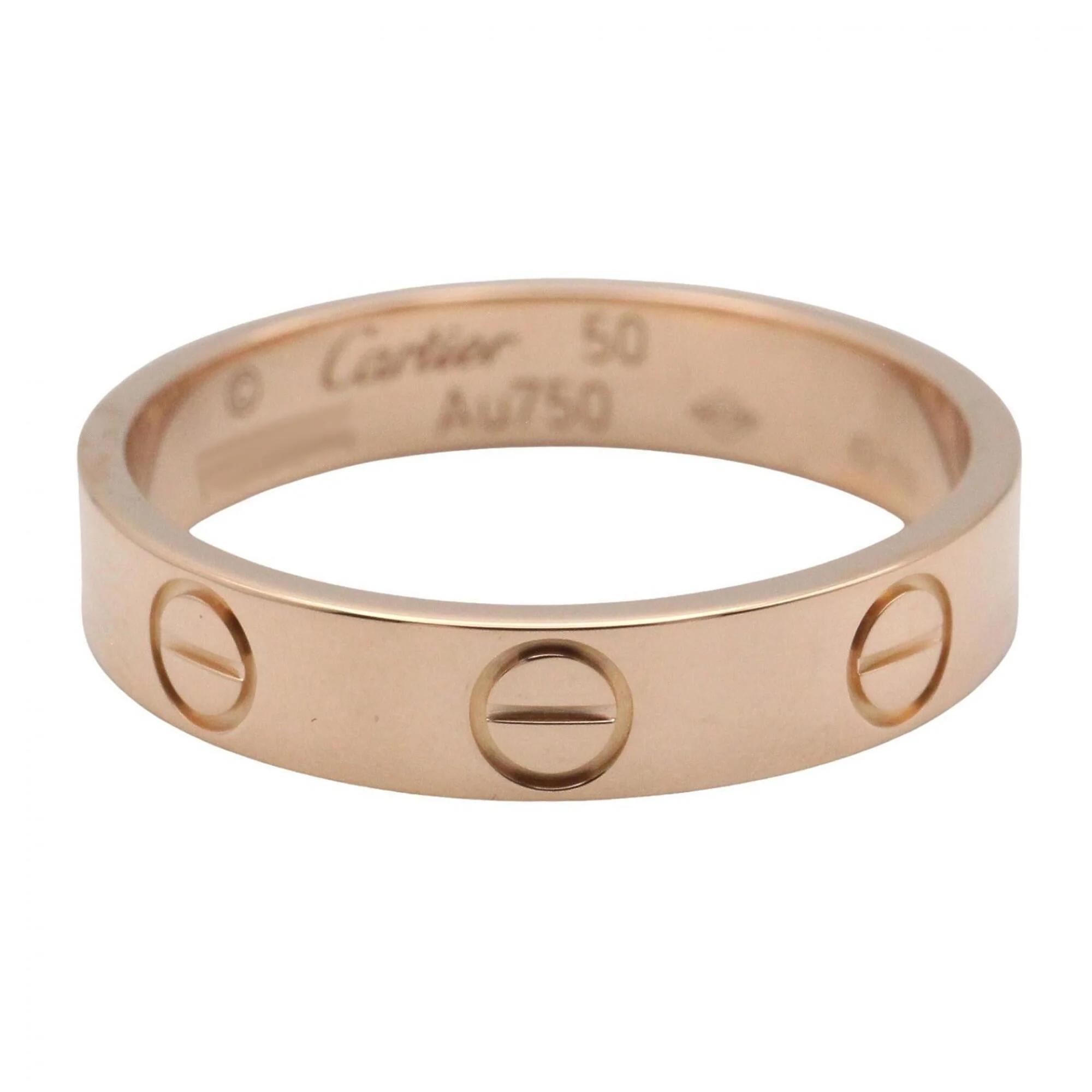 Love Ring 18K Rose Gold Mini - Image 3