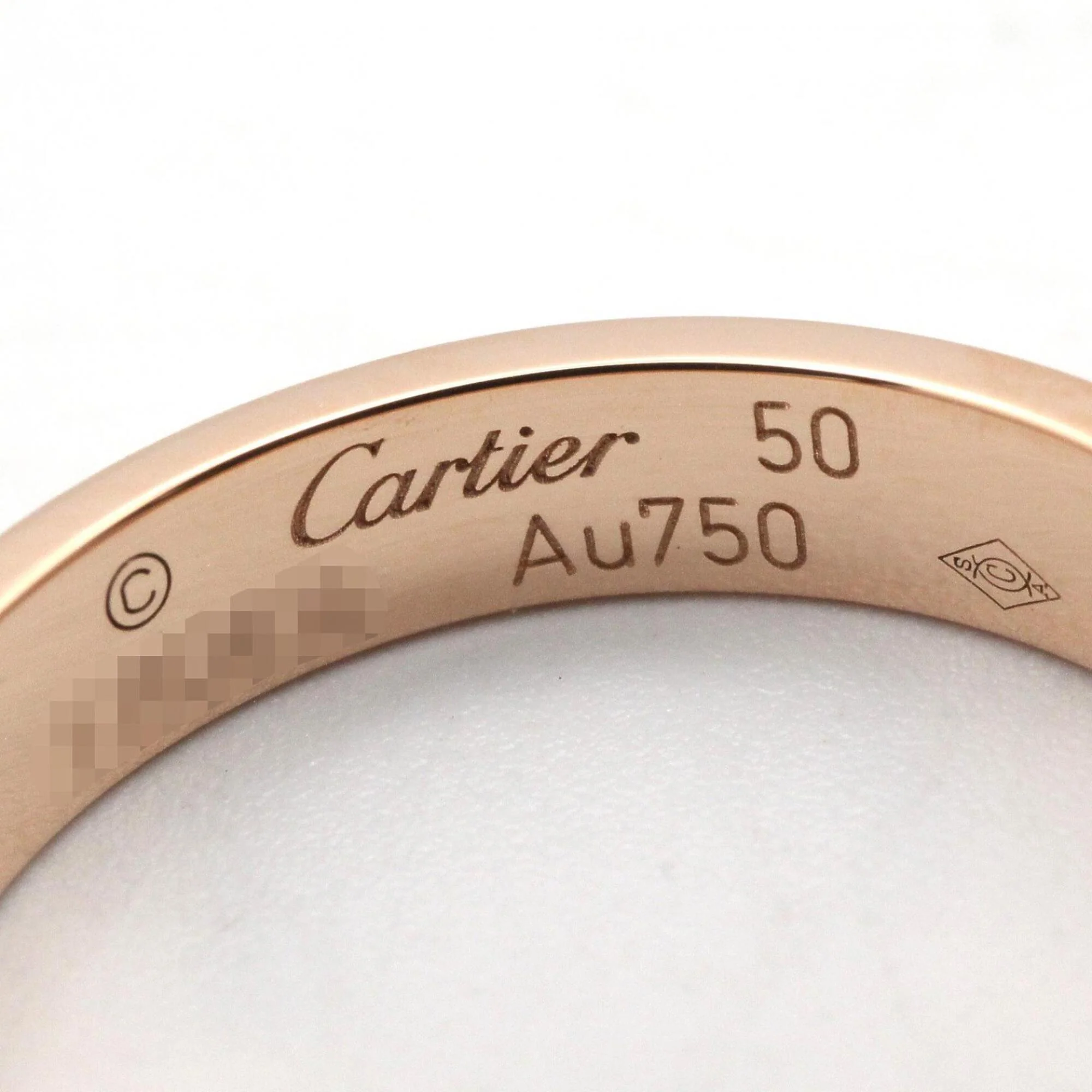 Love Ring 18K Rose Gold Mini - Image 4