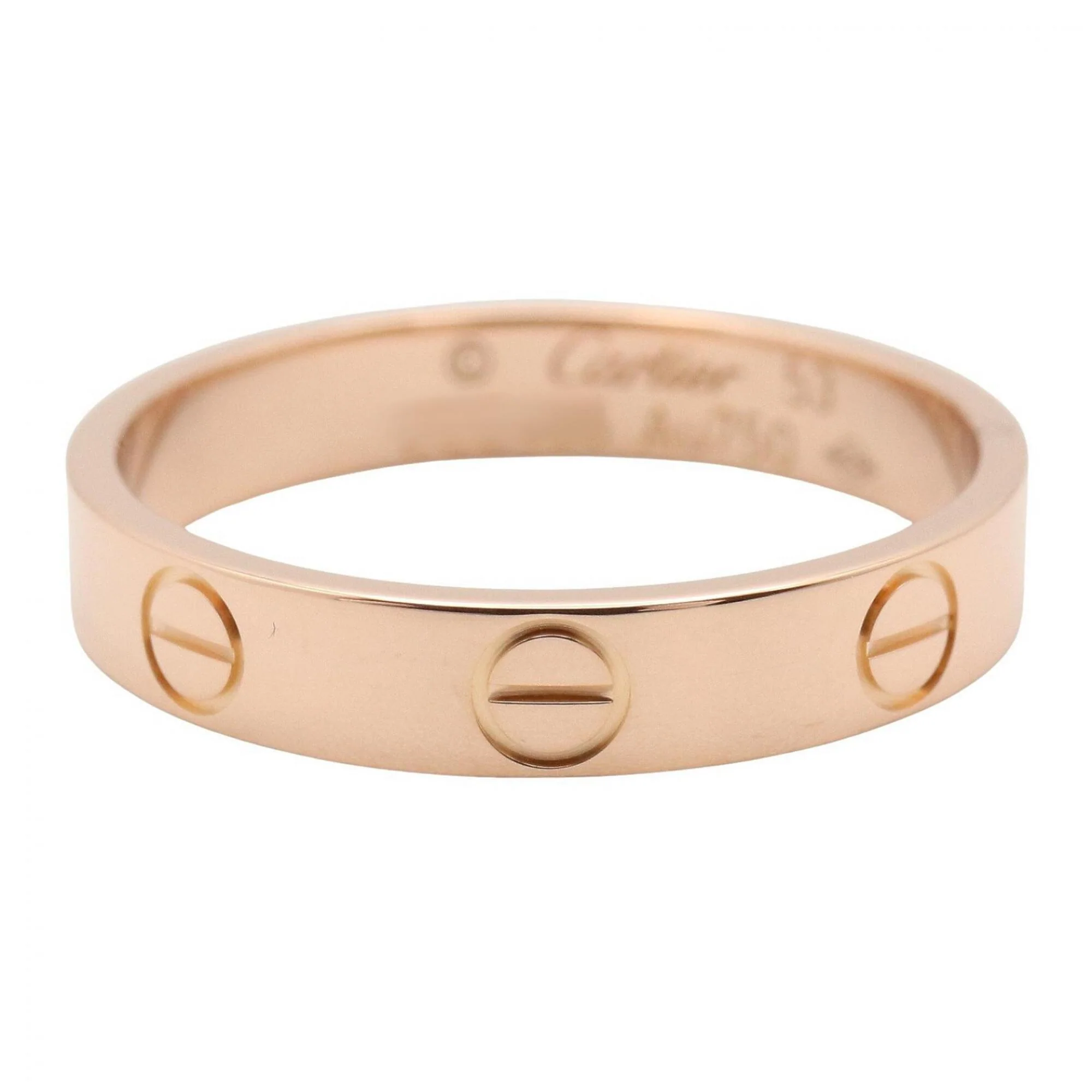 Love Ring 18K Rose Gold Mini - Image 3