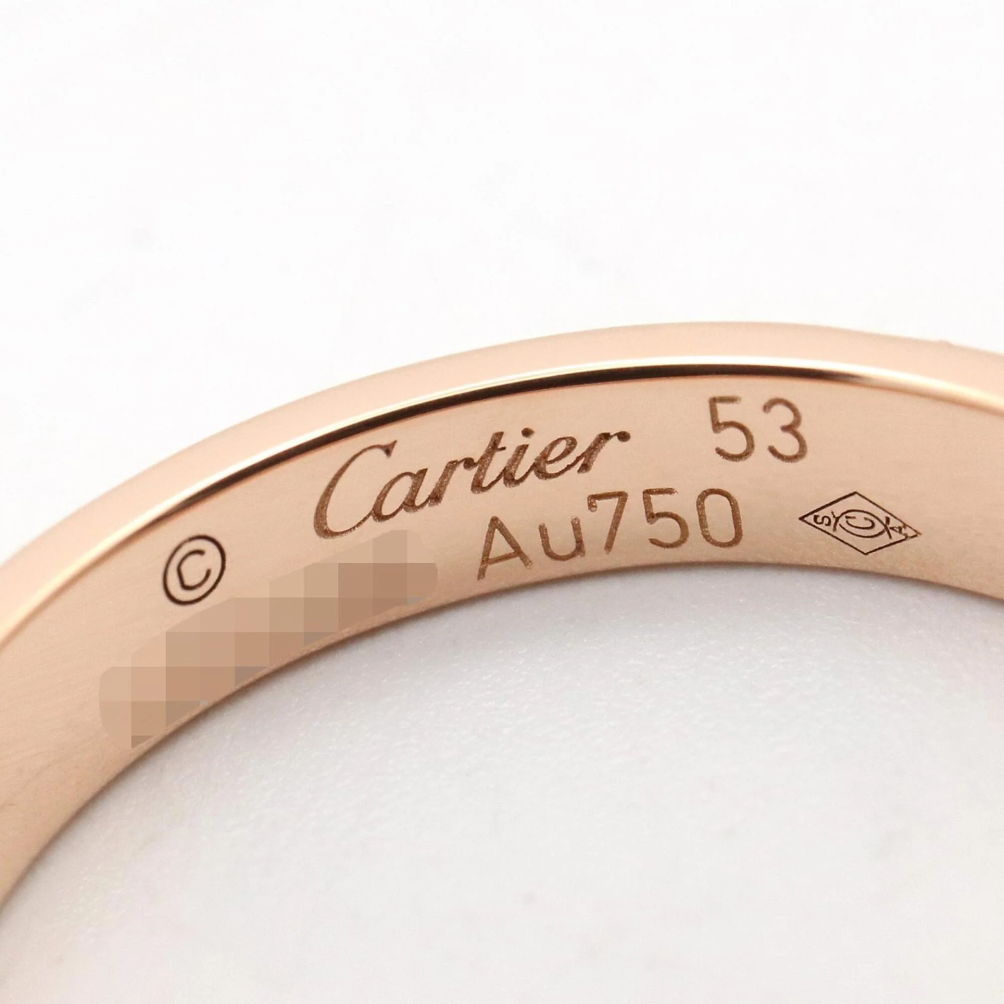 Love Ring 18K Rose Gold Mini - Image 4
