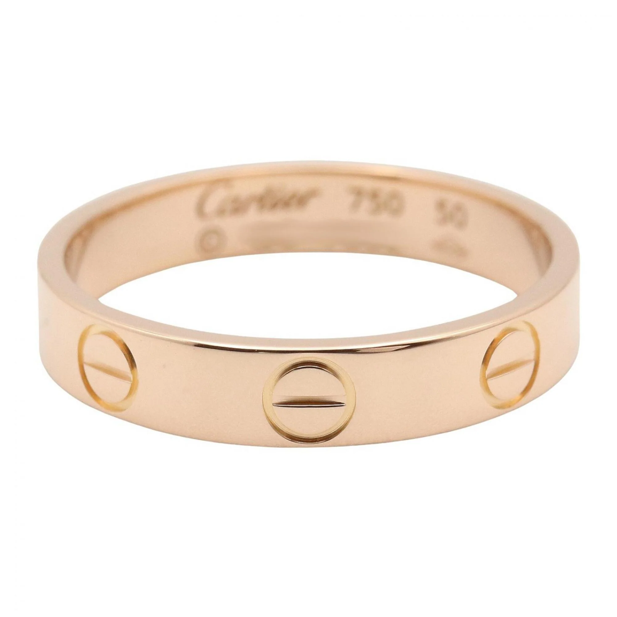 Love Ring 18K Rose Gold Mini - Image 3