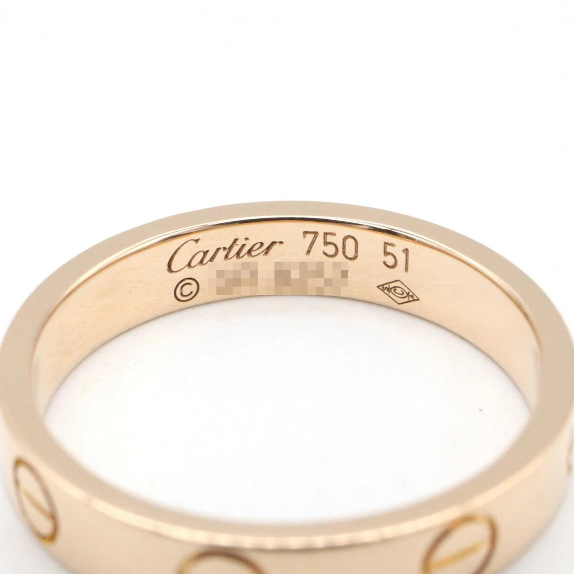 Love Ring 18K Rose Gold Mini - Image 3
