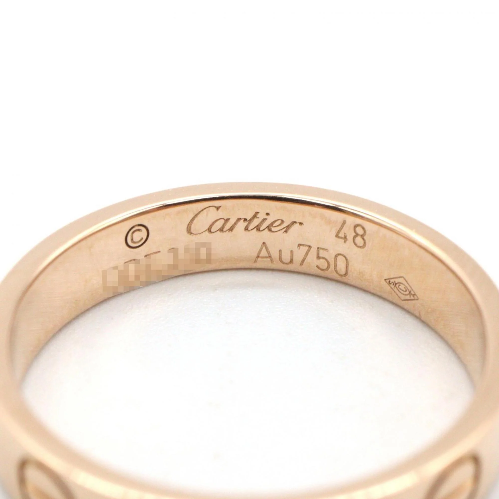 Love Ring 18K Rose Gold Mini - Image 3