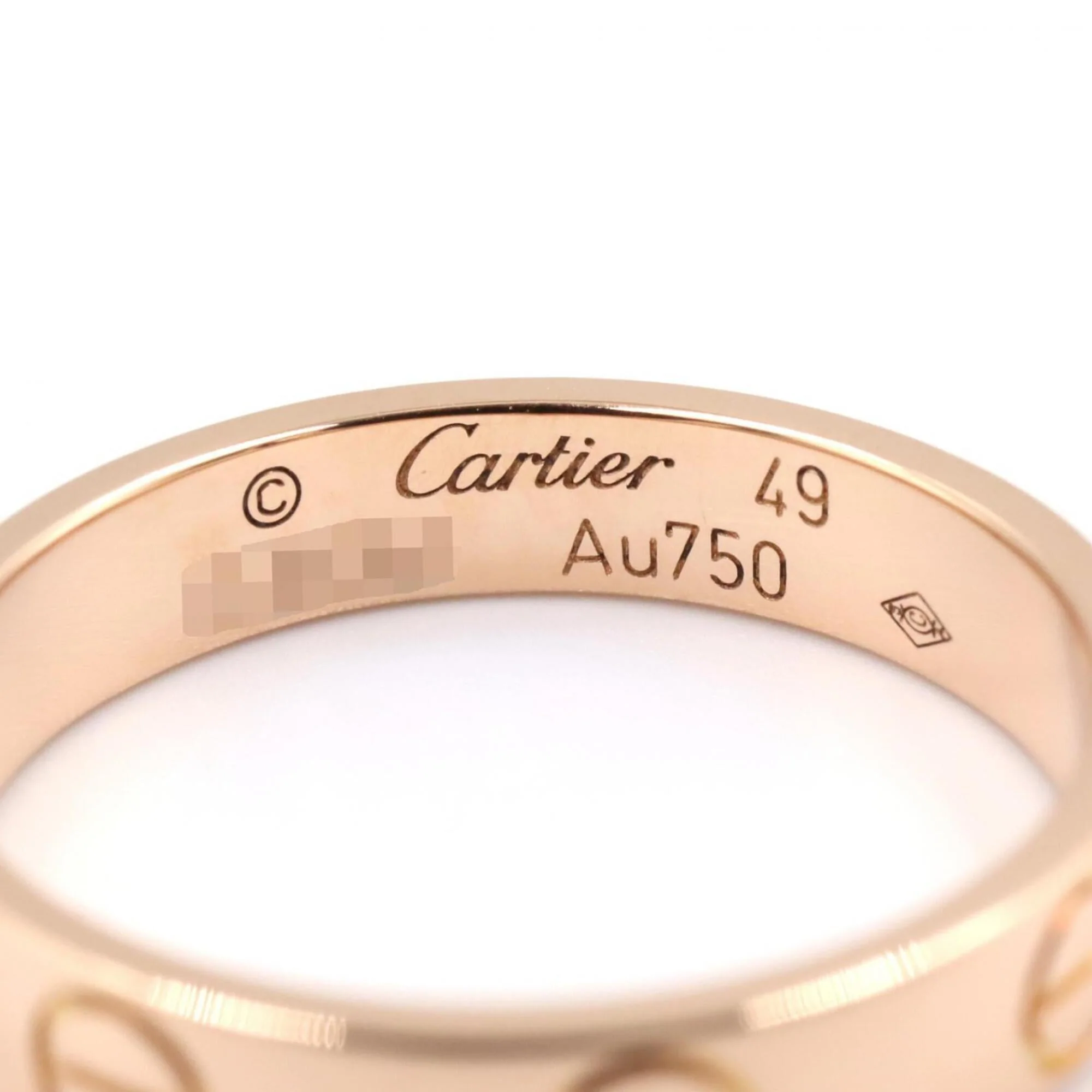 Love Ring 18K Rose Gold Mini - Image 3