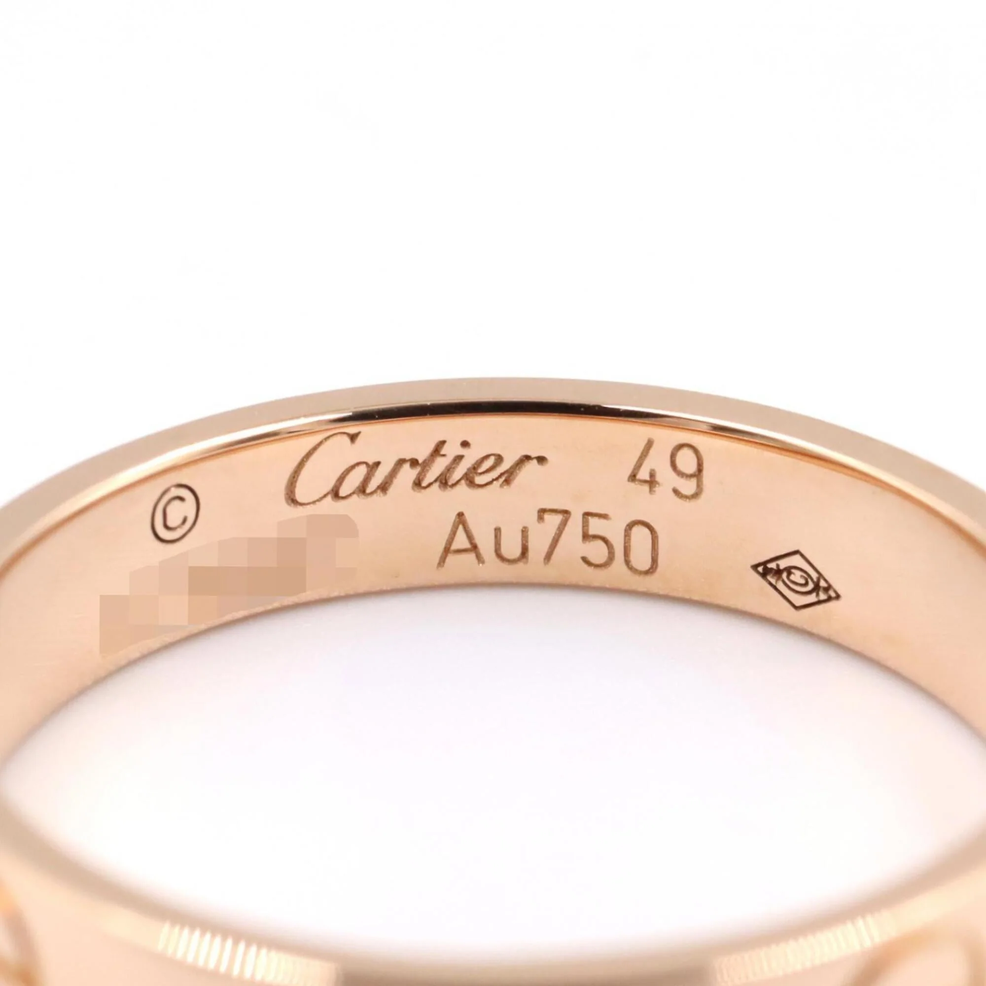 Love Ring 18K Rose Gold Mini - Image 3