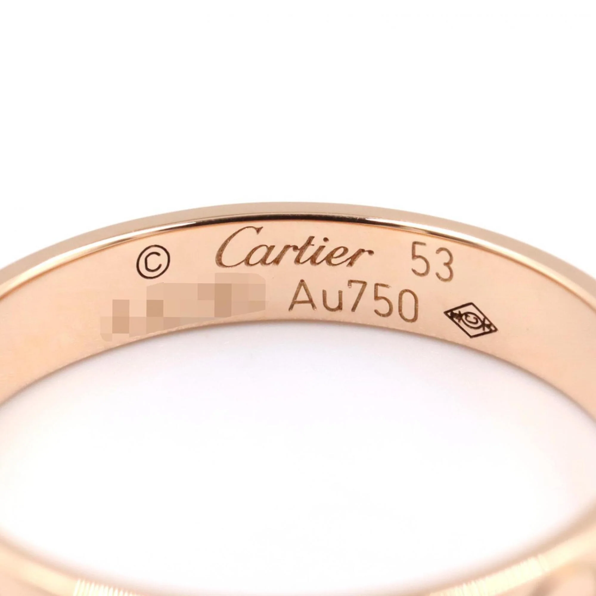 Love Ring 18K Rose Gold Mini - Image 3