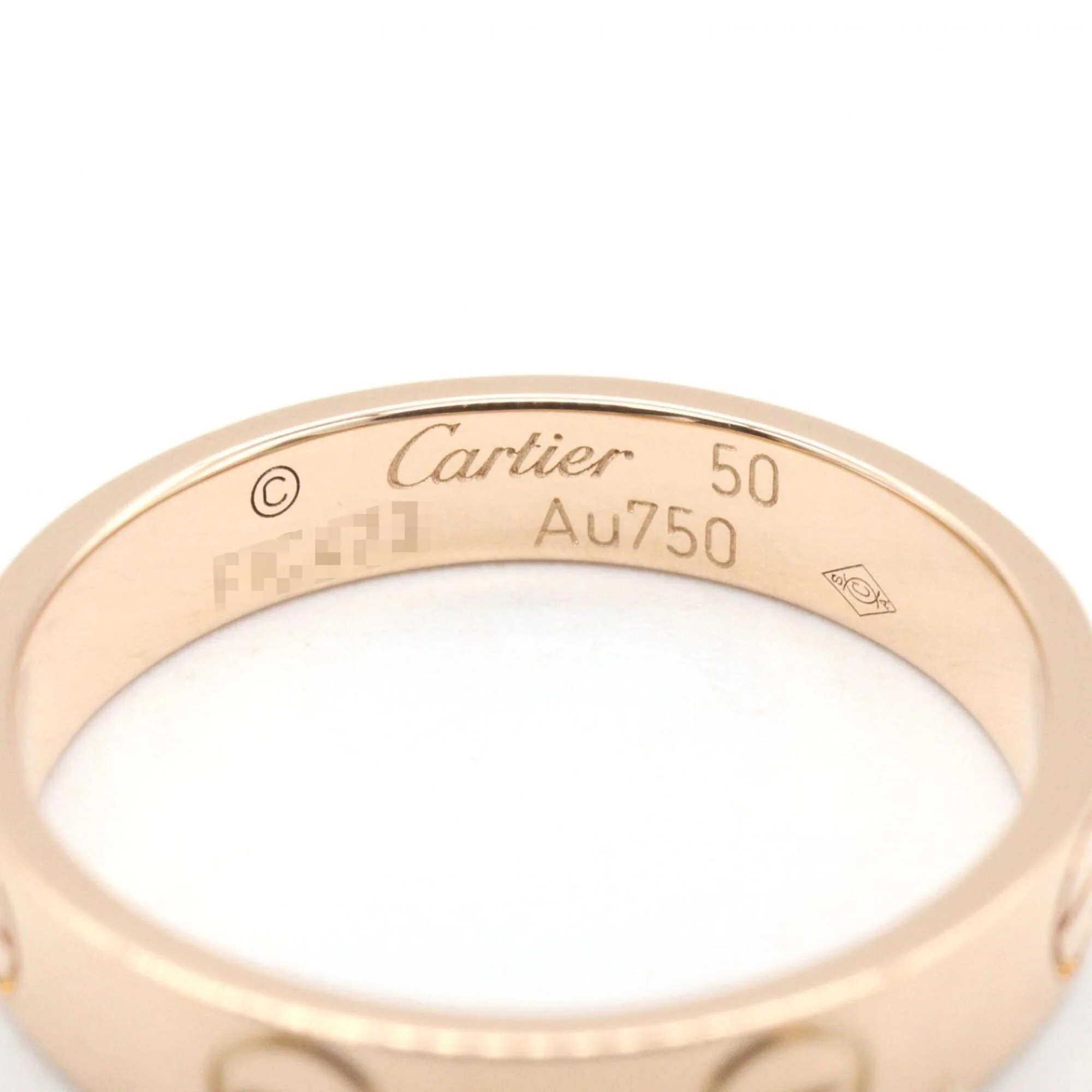 Love Ring 18K Rose Gold Mini - Image 3