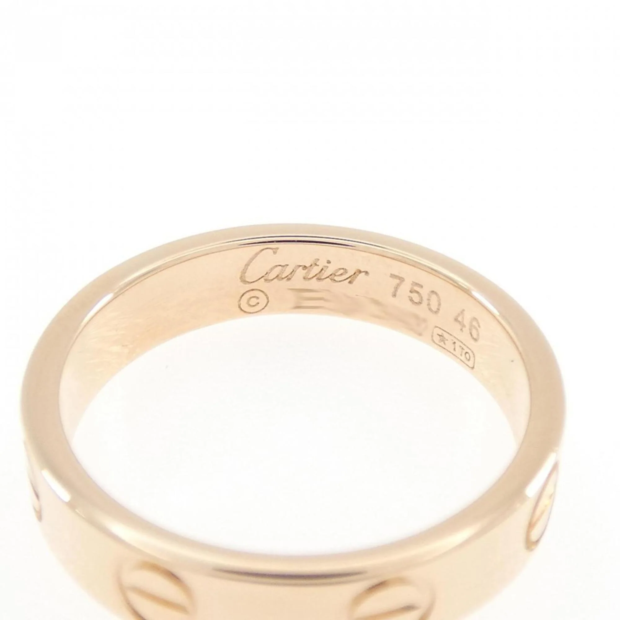 Love Ring 18K Rose Gold Mini - Image 3
