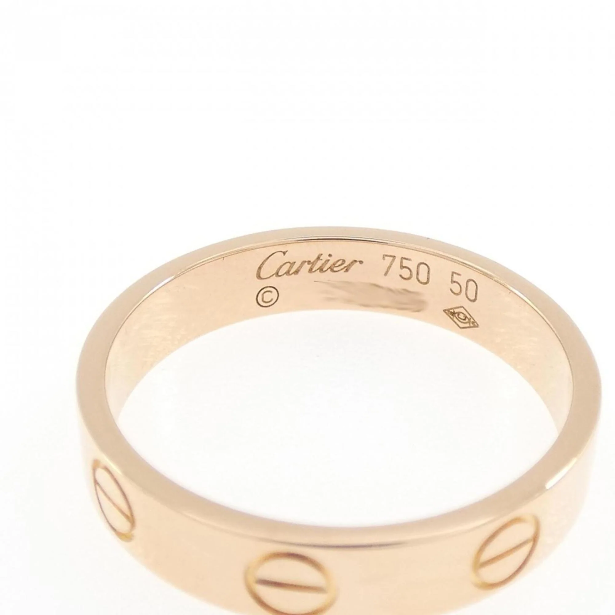 Love Ring 18K Rose Gold Mini - Image 3