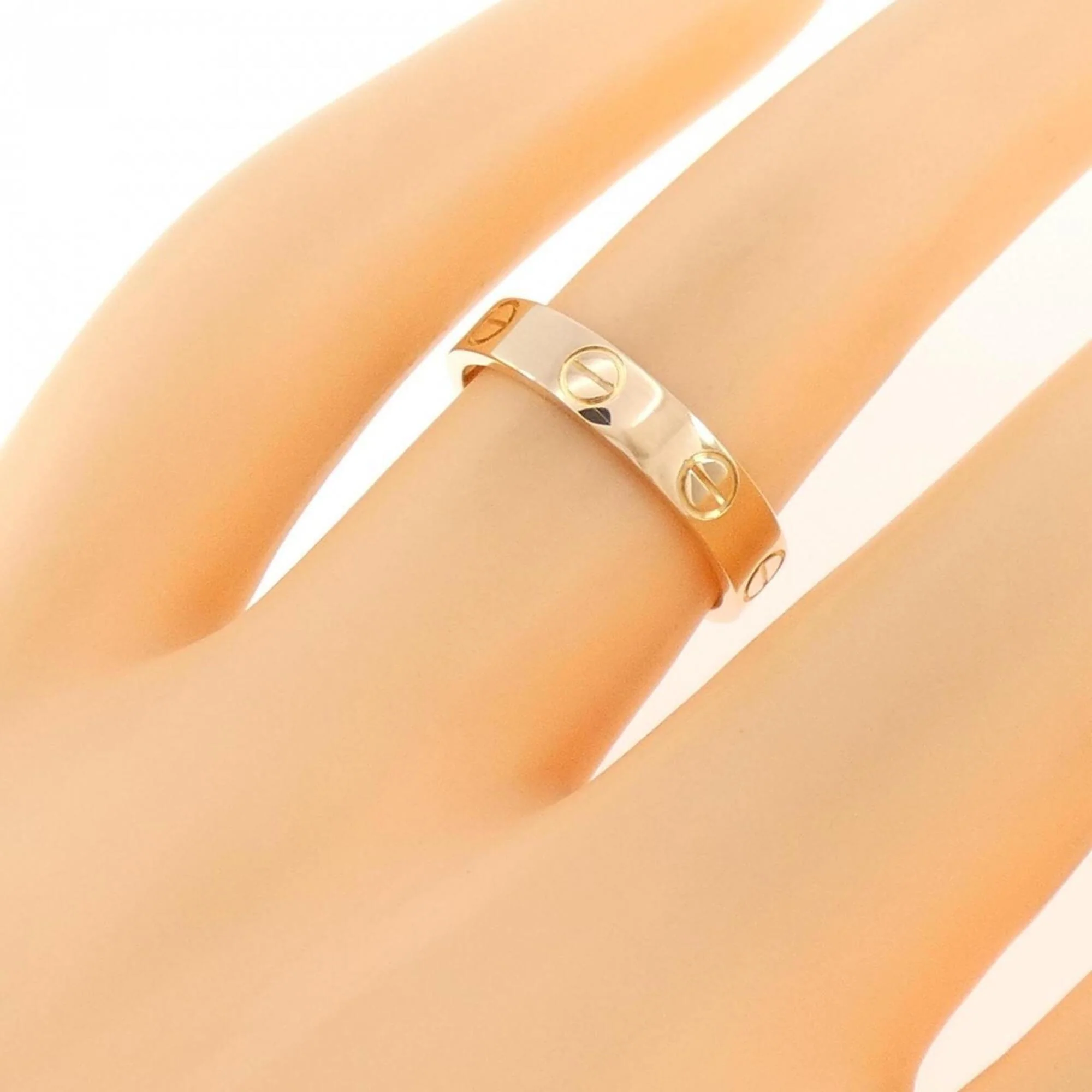 Love Ring 18K Rose Gold Mini - Image 4