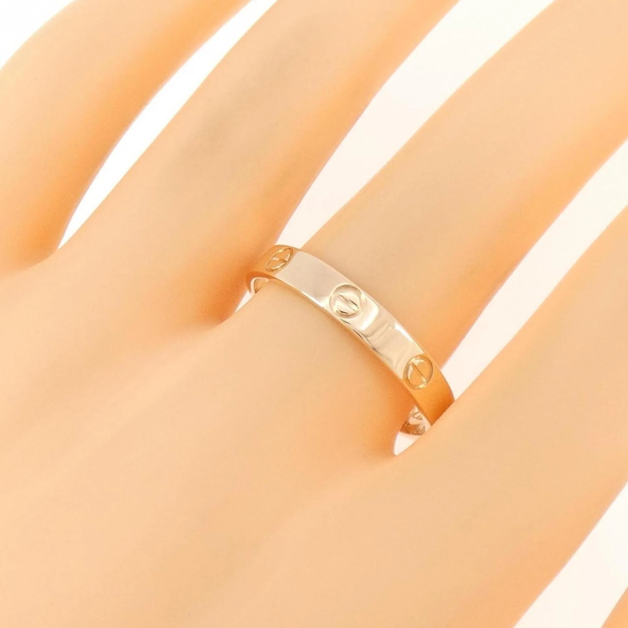 Love Ring 18K Rose Gold Mini - Image 4