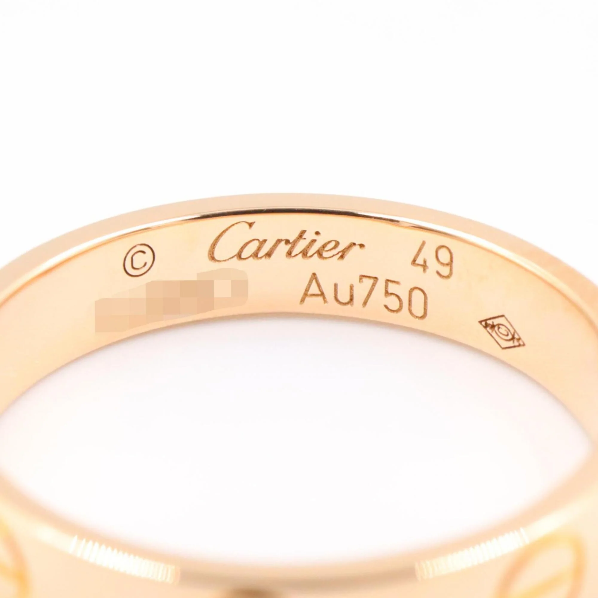 Love Ring 18K Rose Gold Mini - Image 3