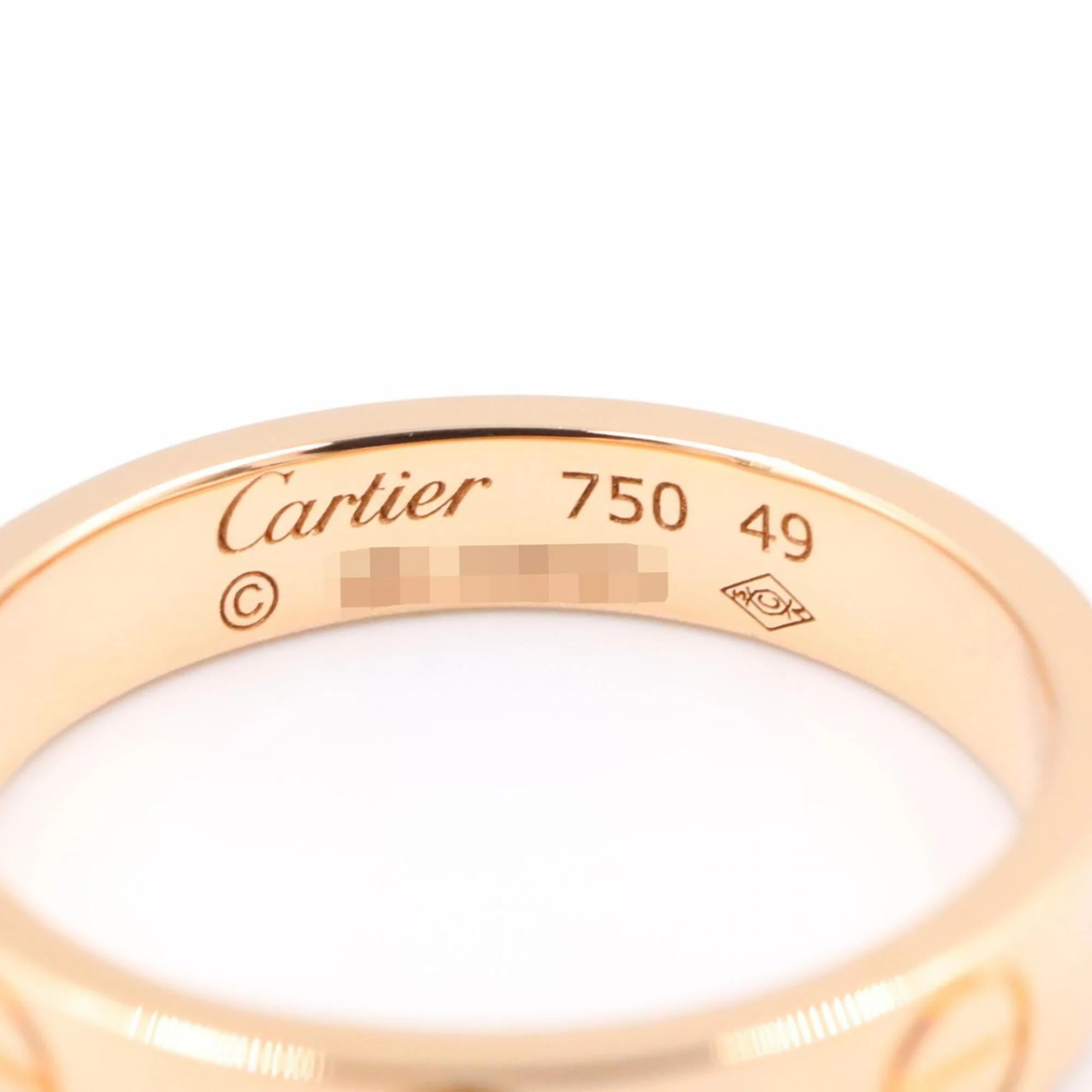 Love Ring 18K Rose Gold Mini - Image 3