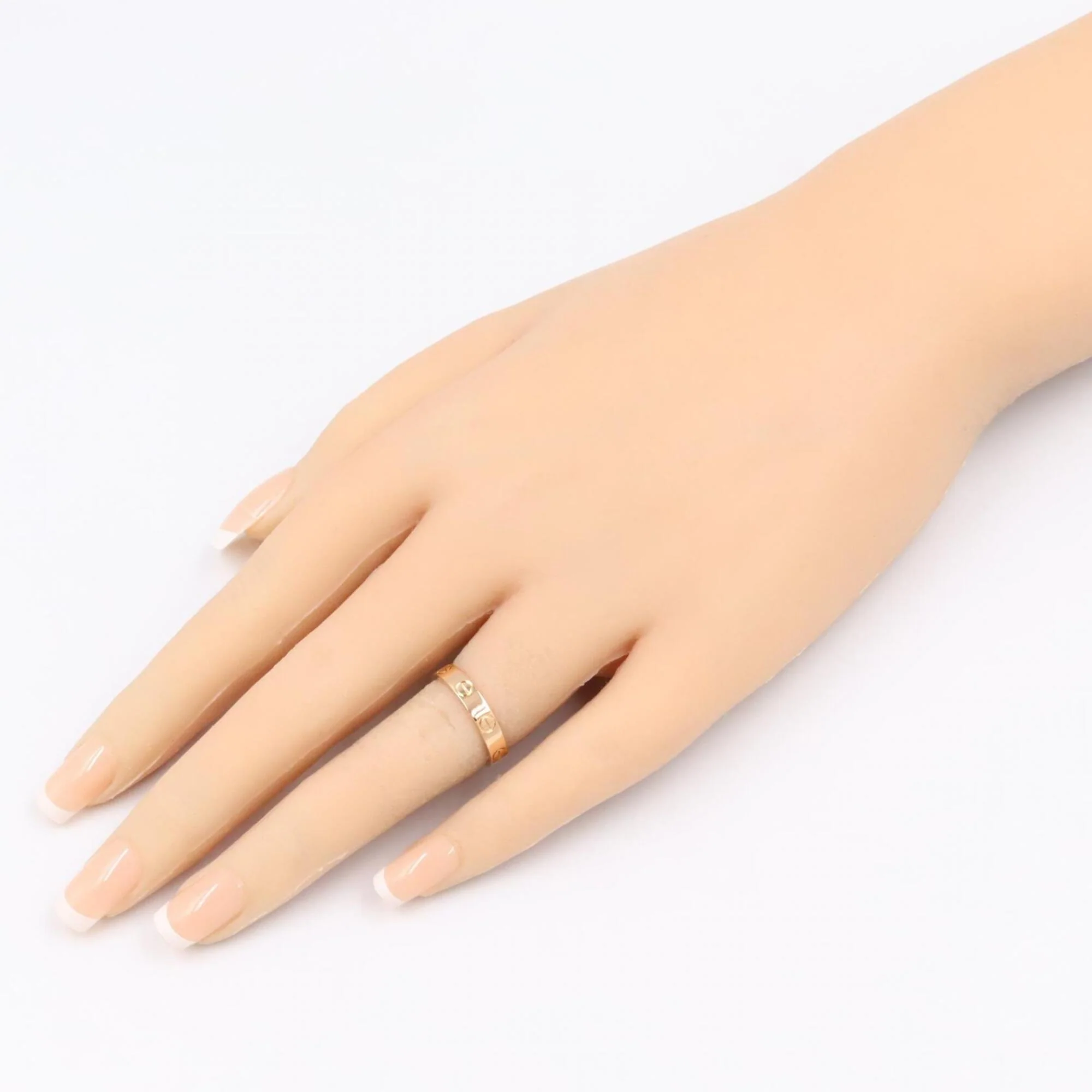 Love Ring 18K Rose Gold Mini - Image 7