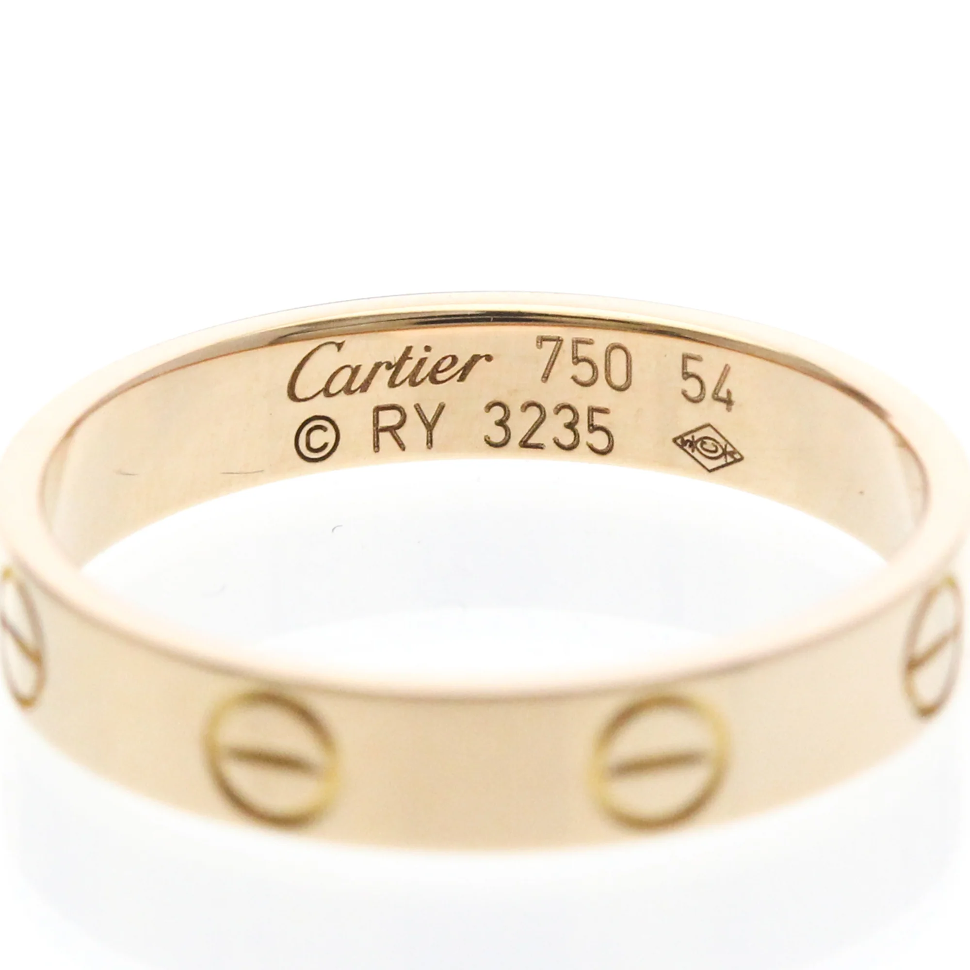 Love Ring 18K Rose Gold Mini - Image 5