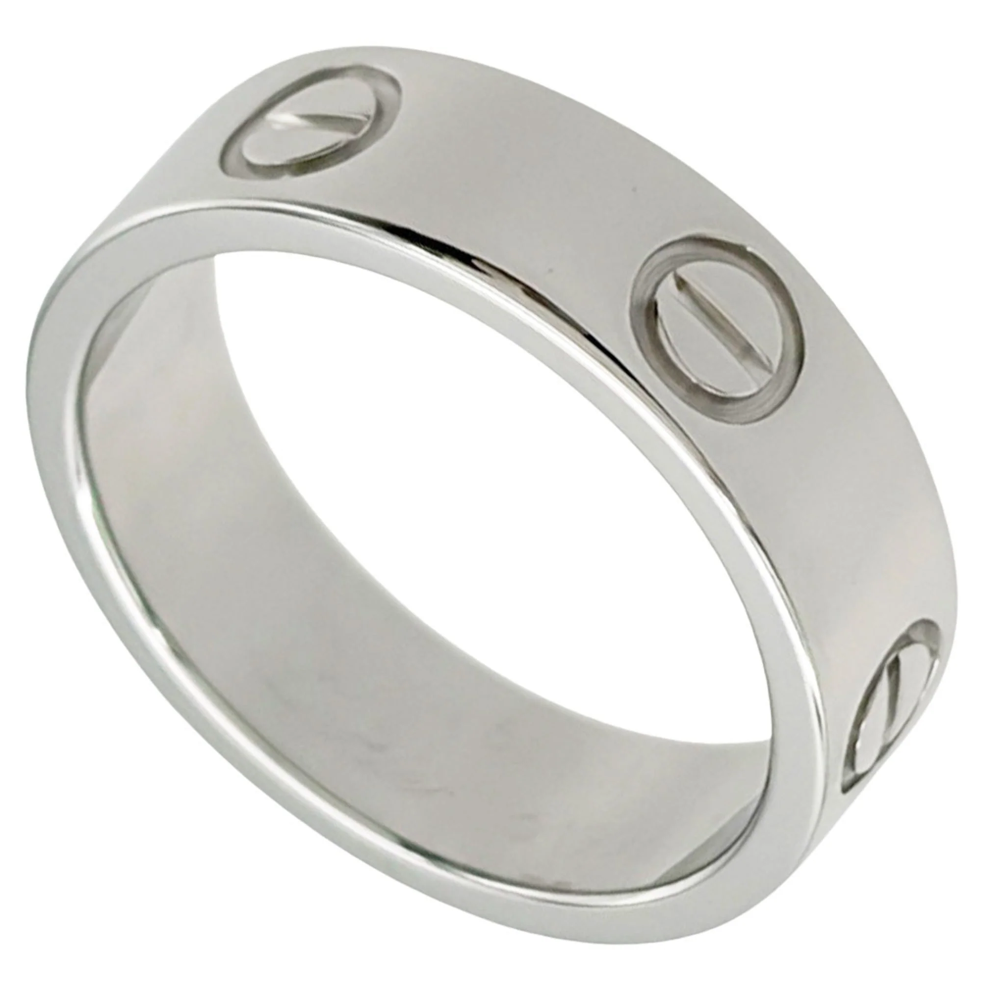 Love Ring 18K White Gold
