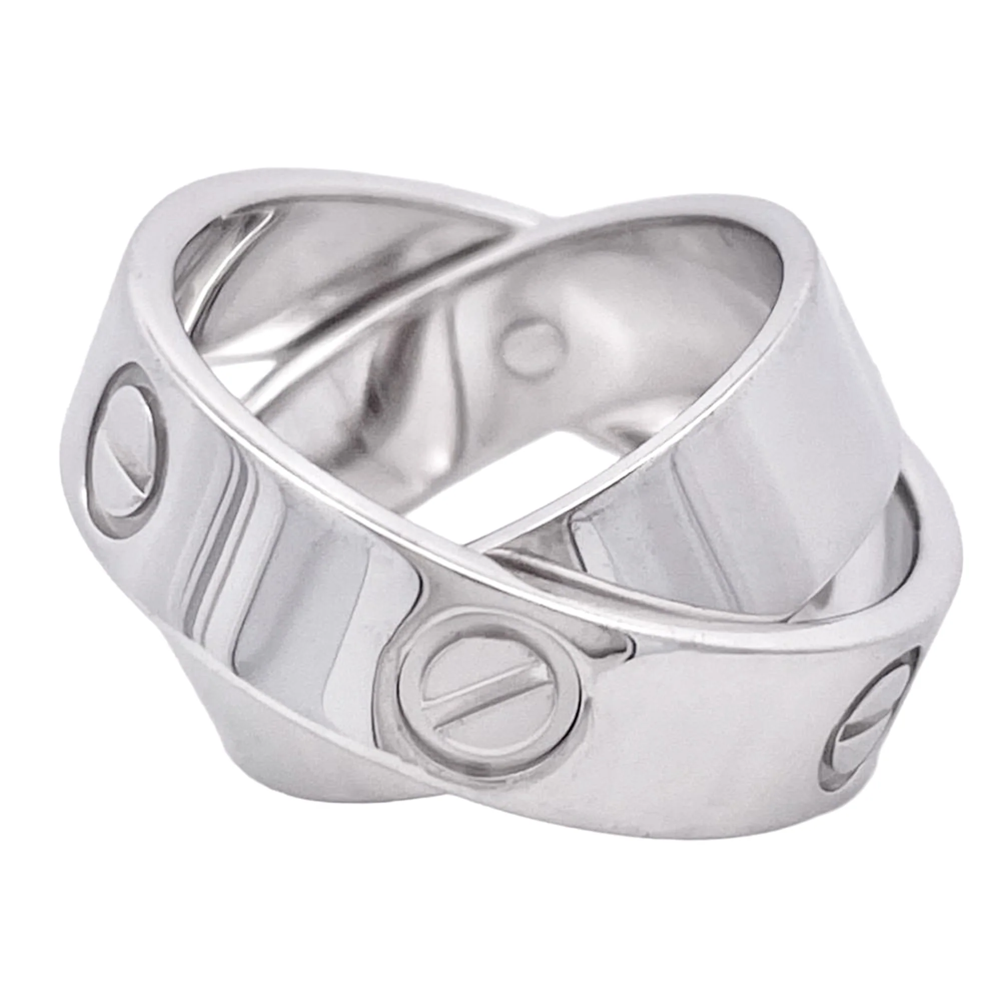 Love Ring 18K White Gold - Image 2