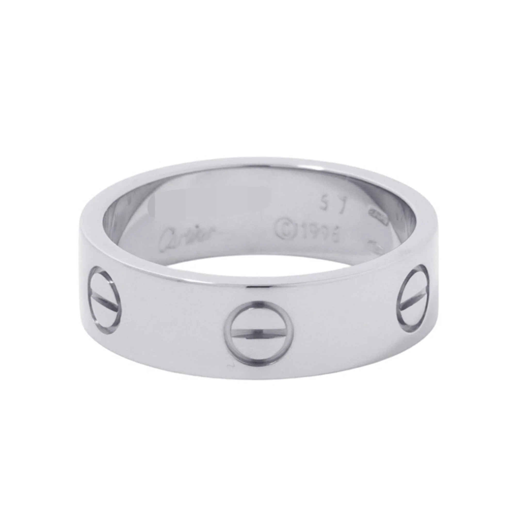 Love Ring 18K White Gold
