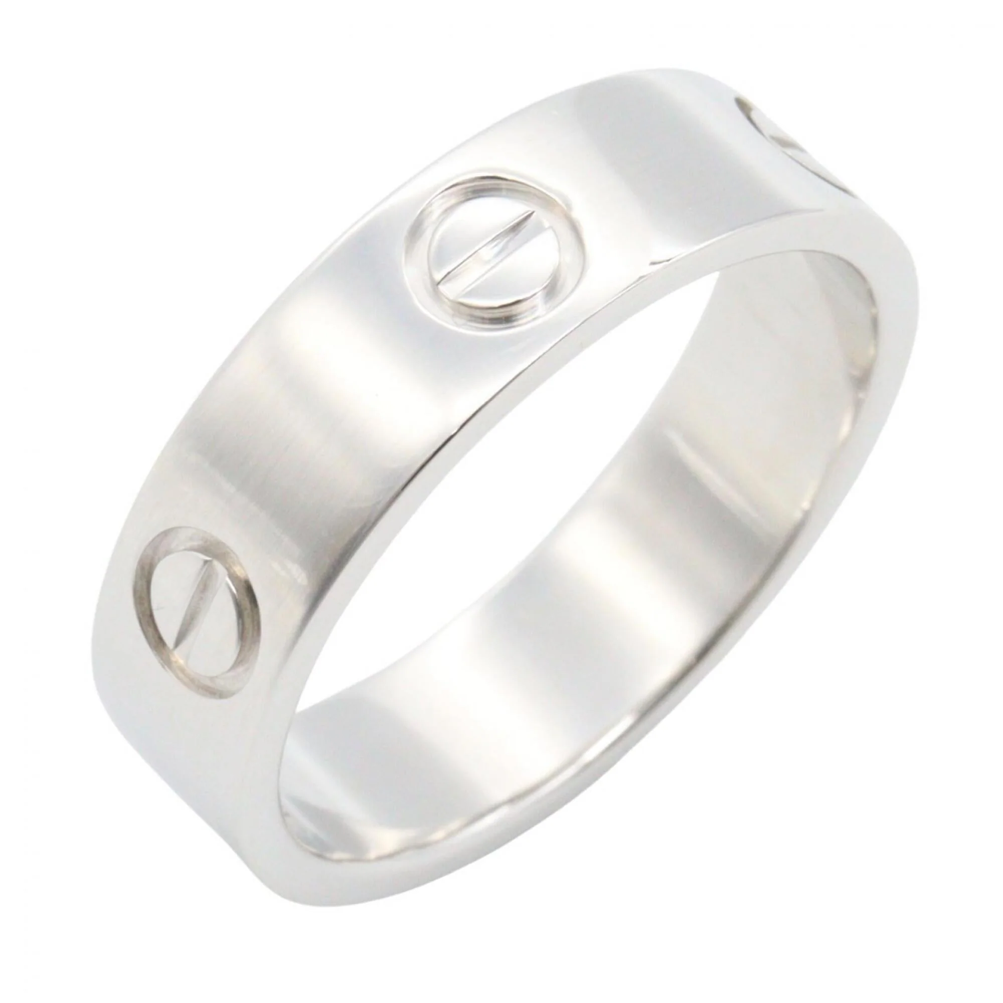 Love Ring 18K White Gold