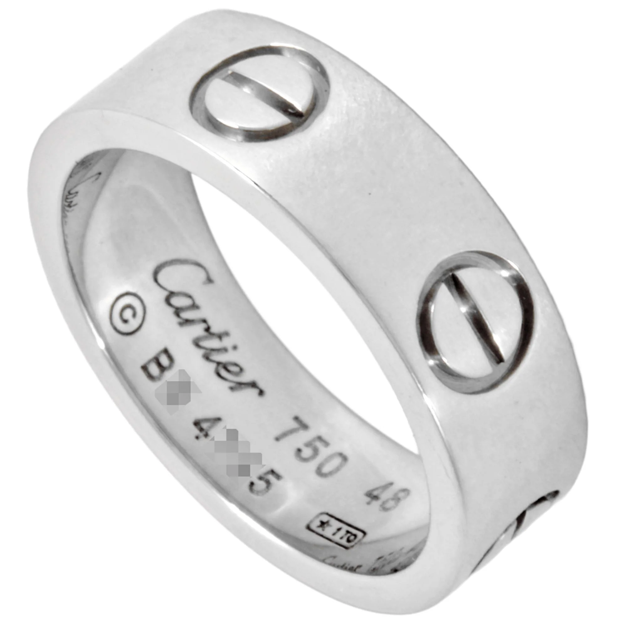 Love Ring 18K White Gold