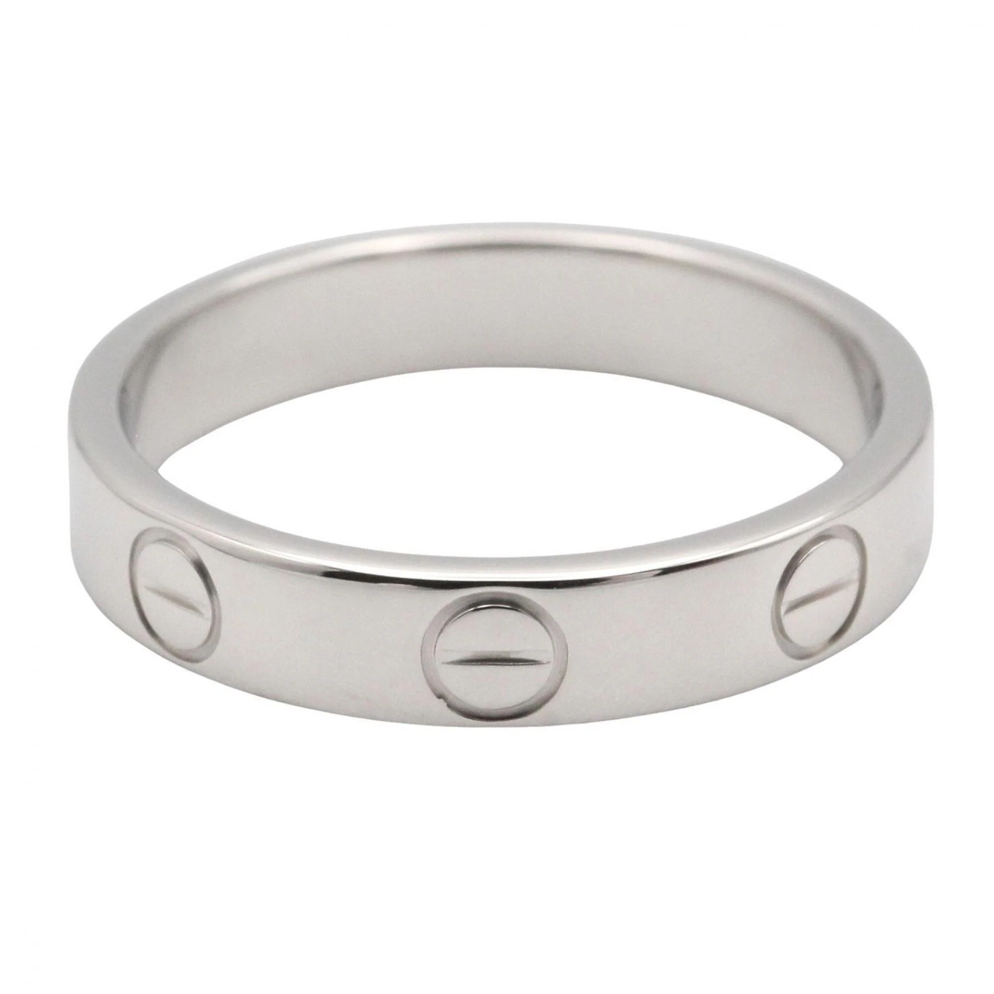 Love Ring 18K White Gold Mini - Image 2