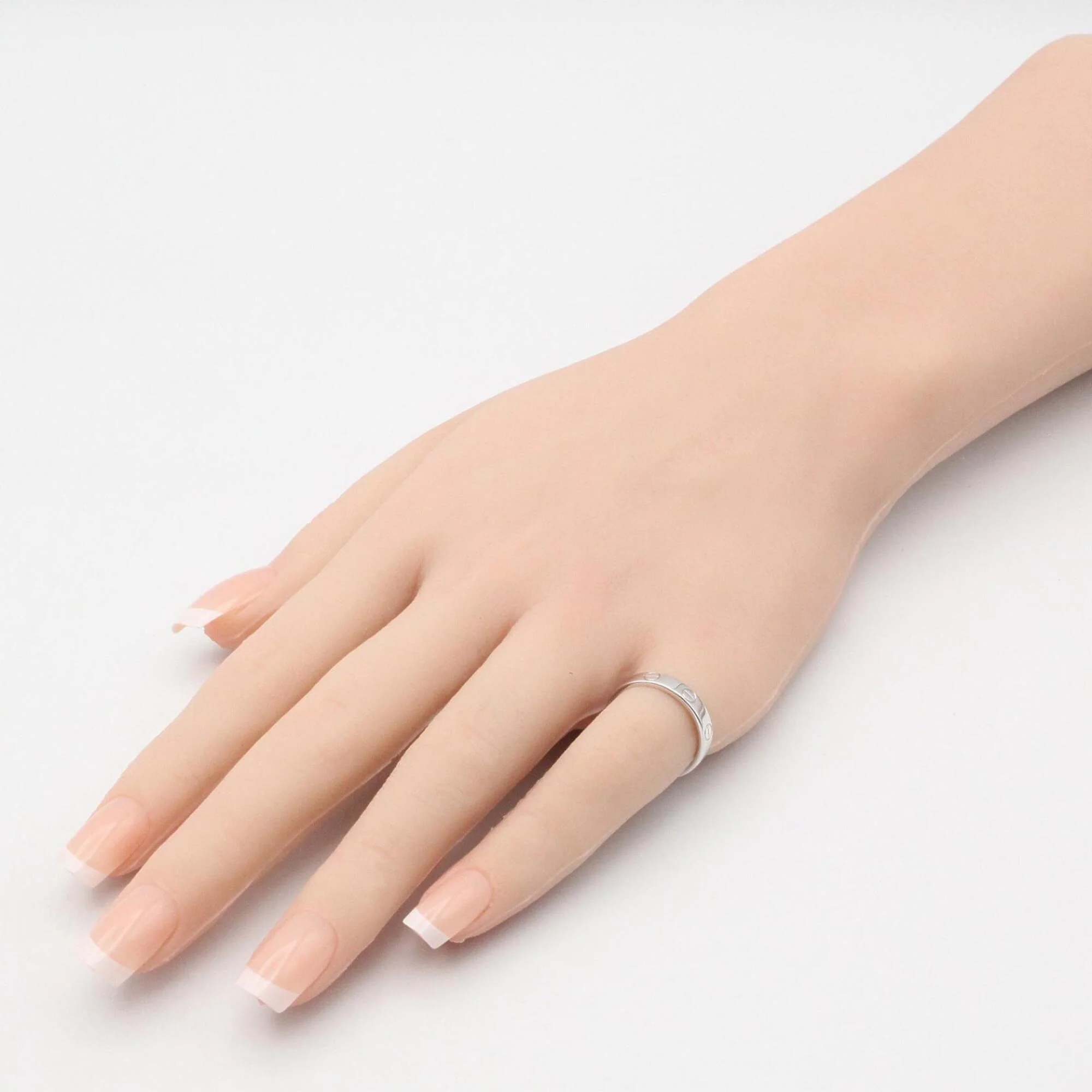 Love Ring 18K White Gold Mini - Image 7