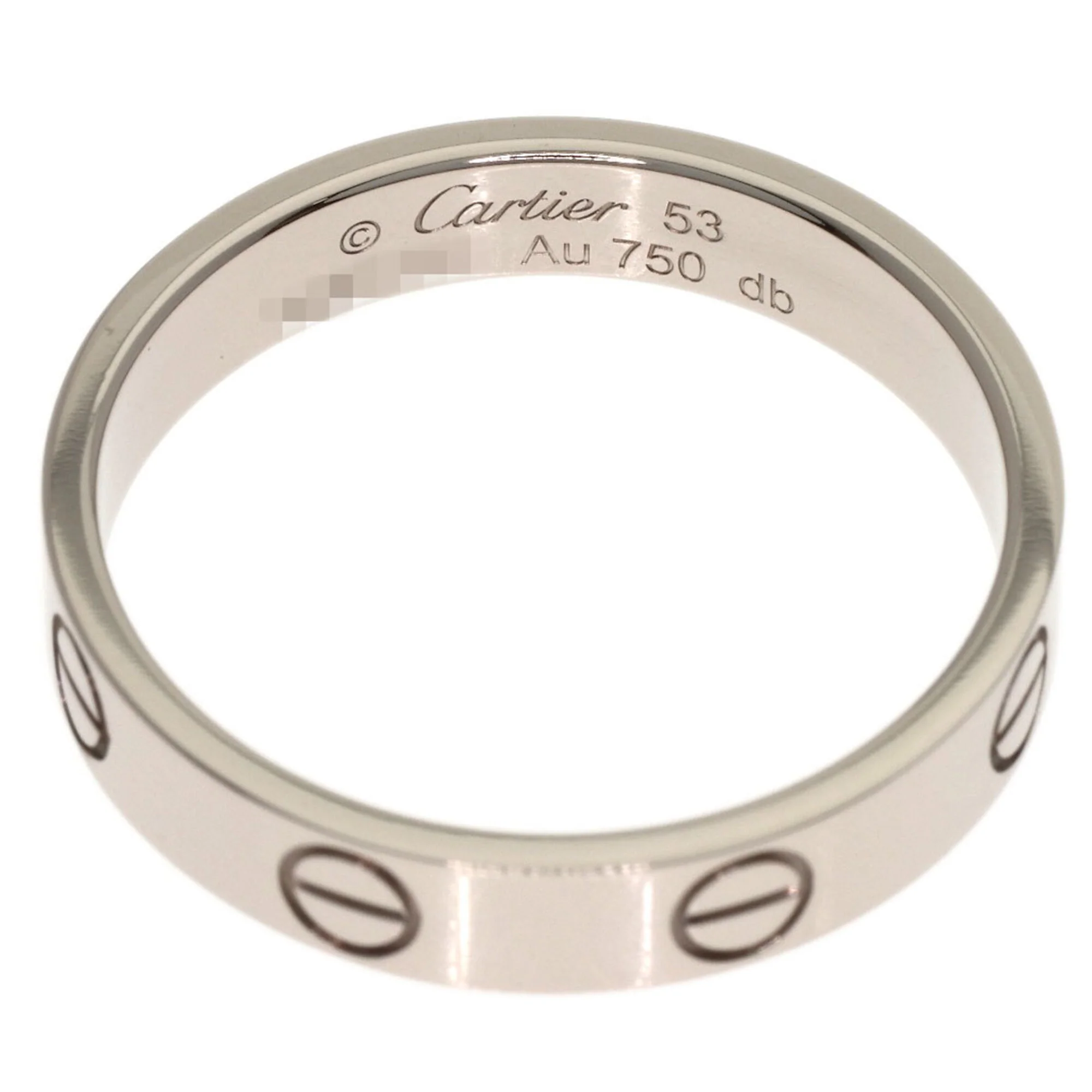 Love Ring 18K White Gold Mini - Image 4