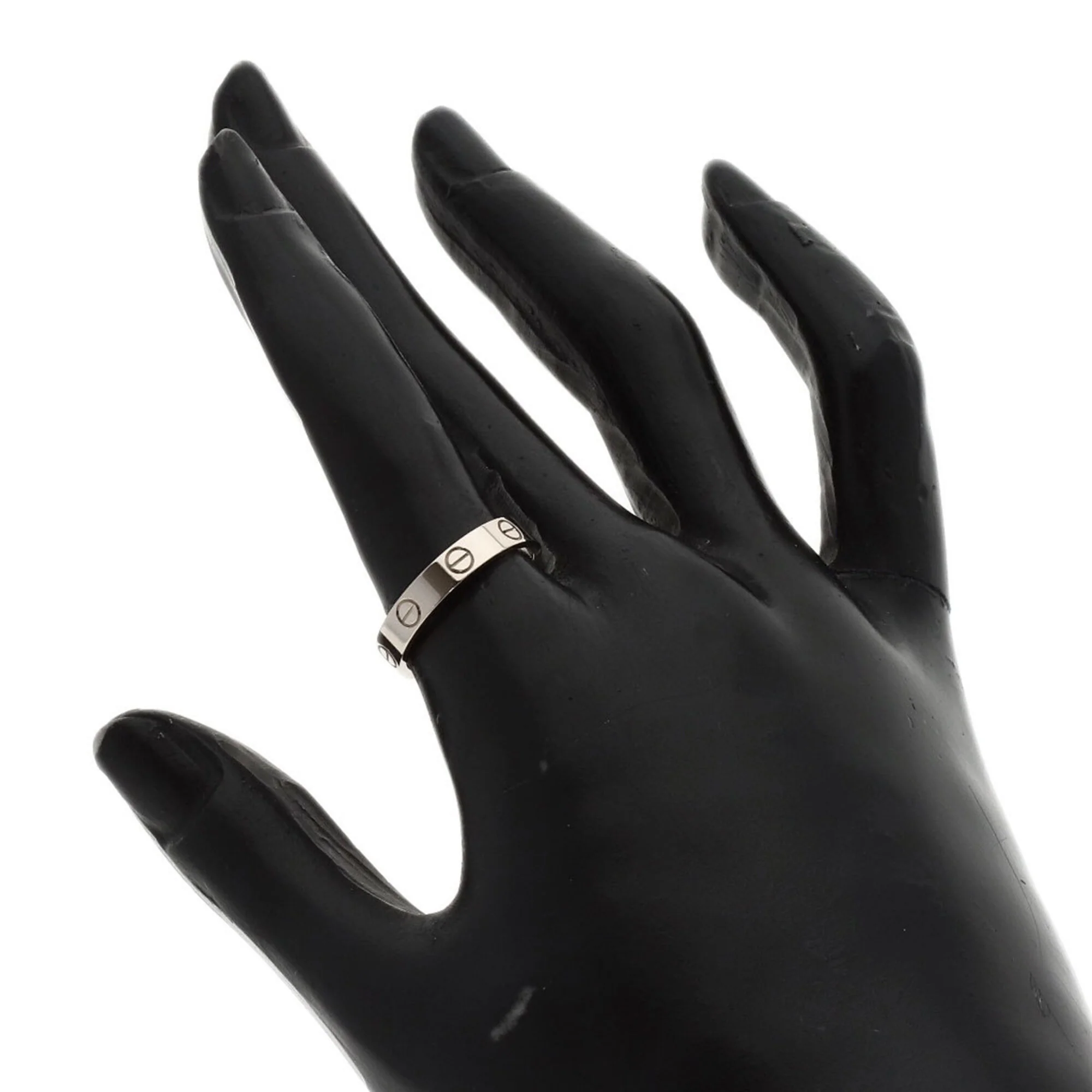 Love Ring 18K White Gold Mini - Image 5