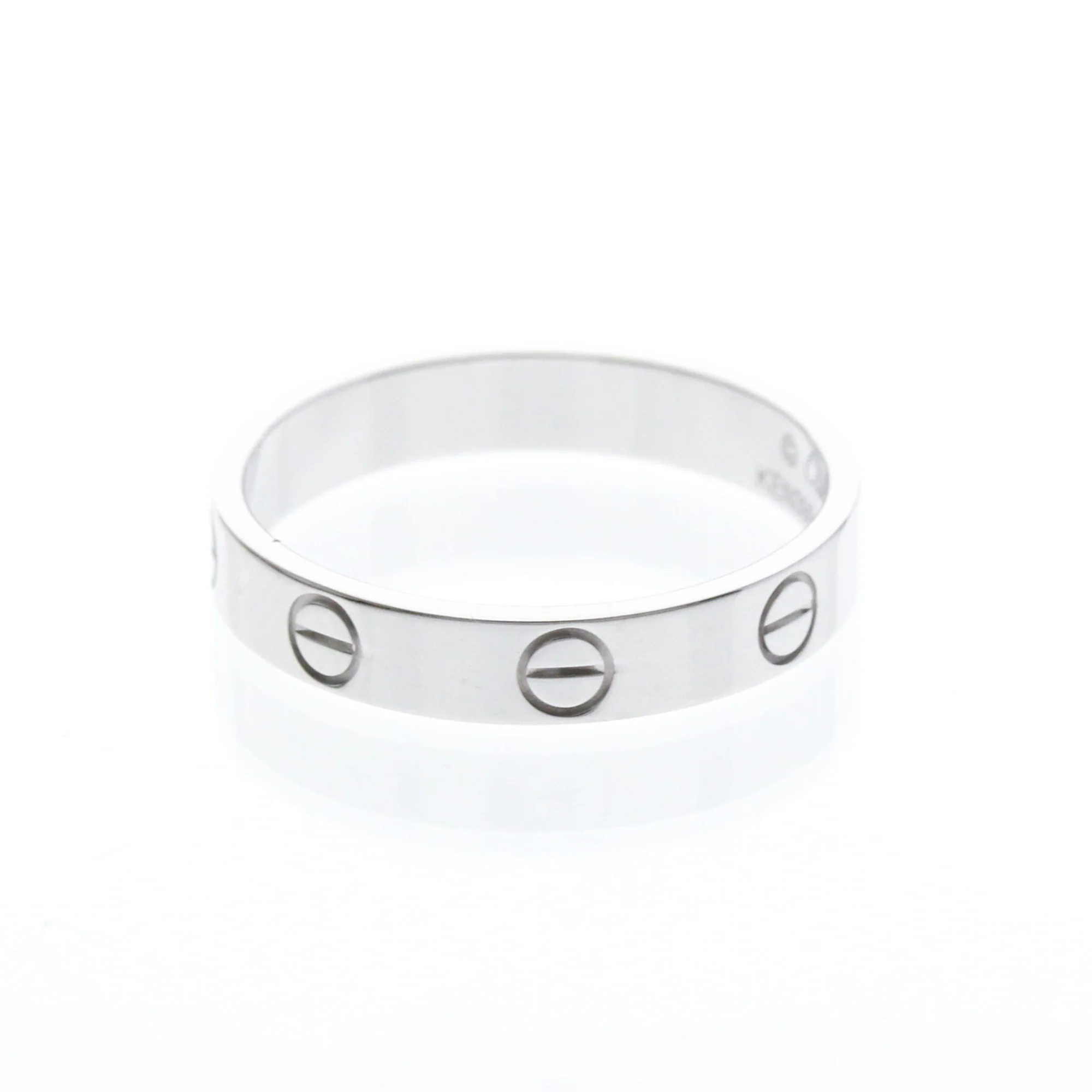 Love Ring 18K White Gold Mini - Image 2