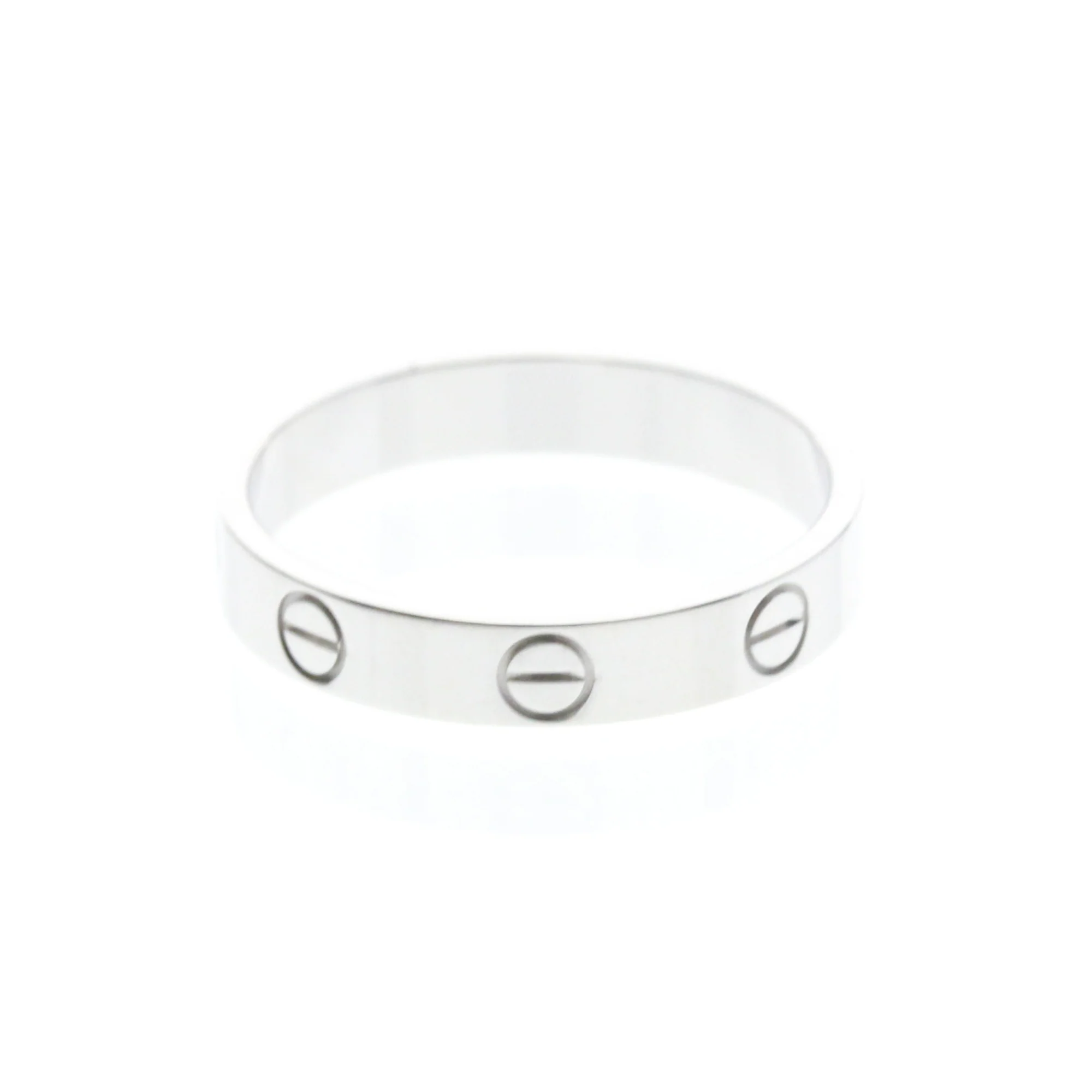 Love Ring 18K White Gold Mini - Image 3