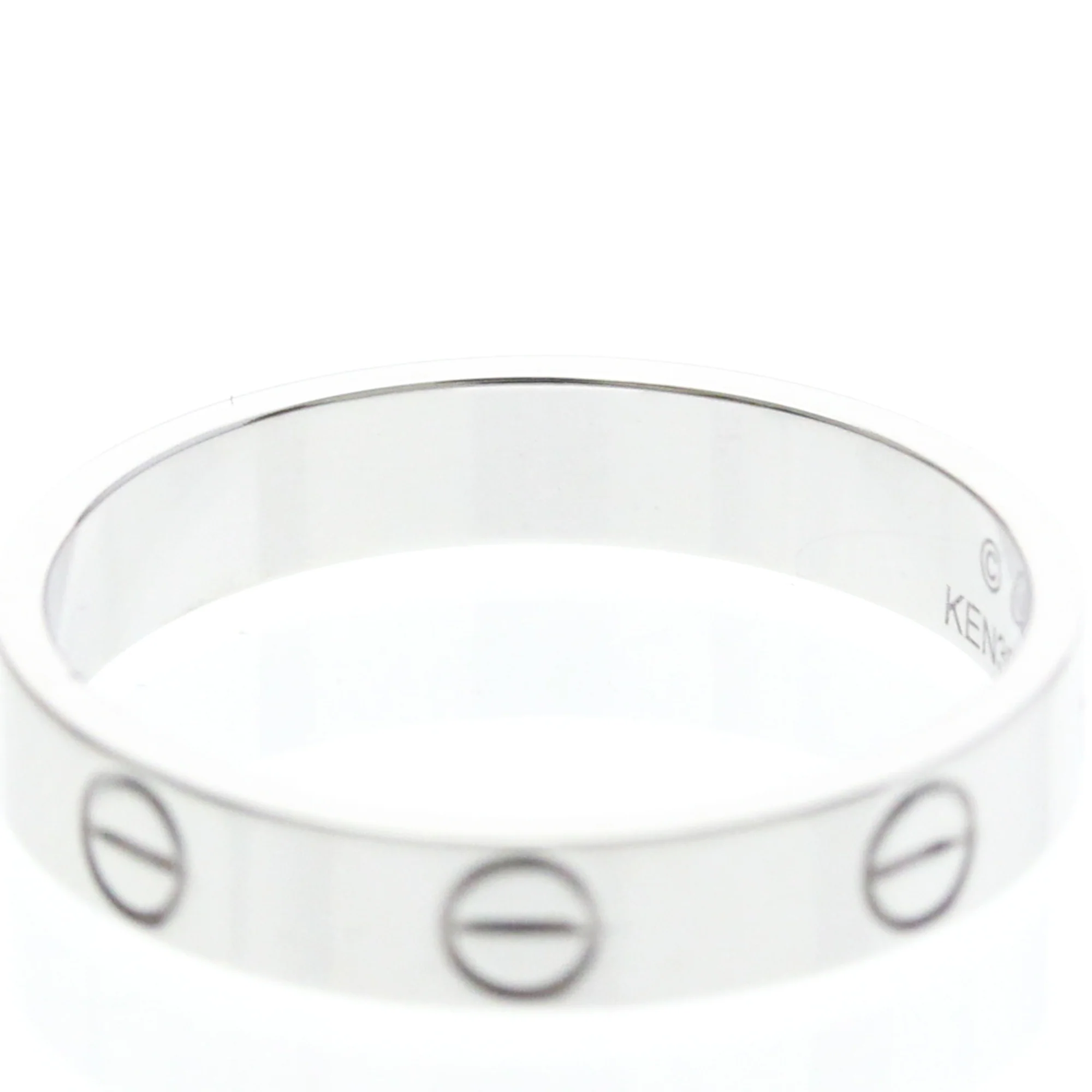 Love Ring 18K White Gold Mini - Image 6