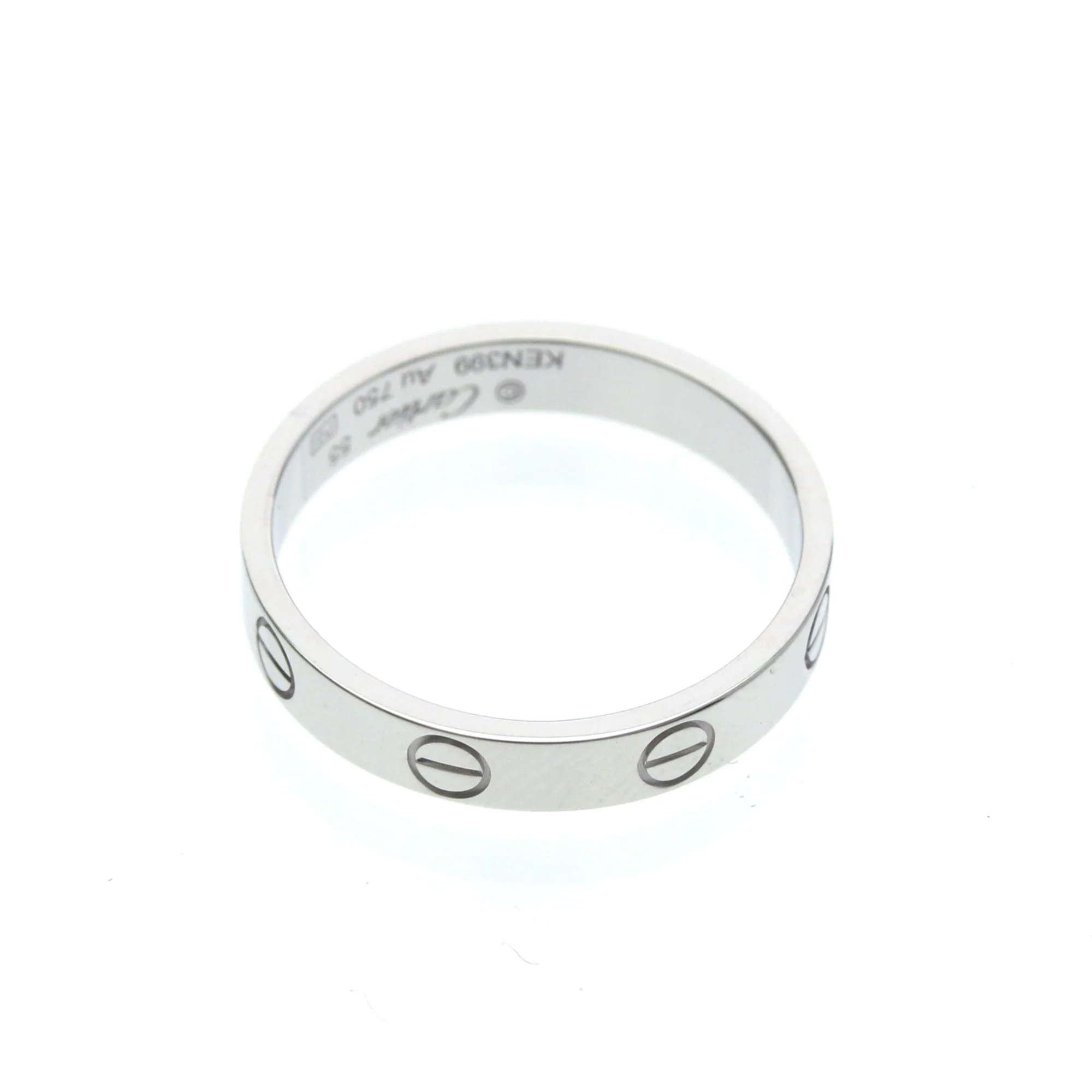 Love Ring 18K White Gold Mini - Image 9