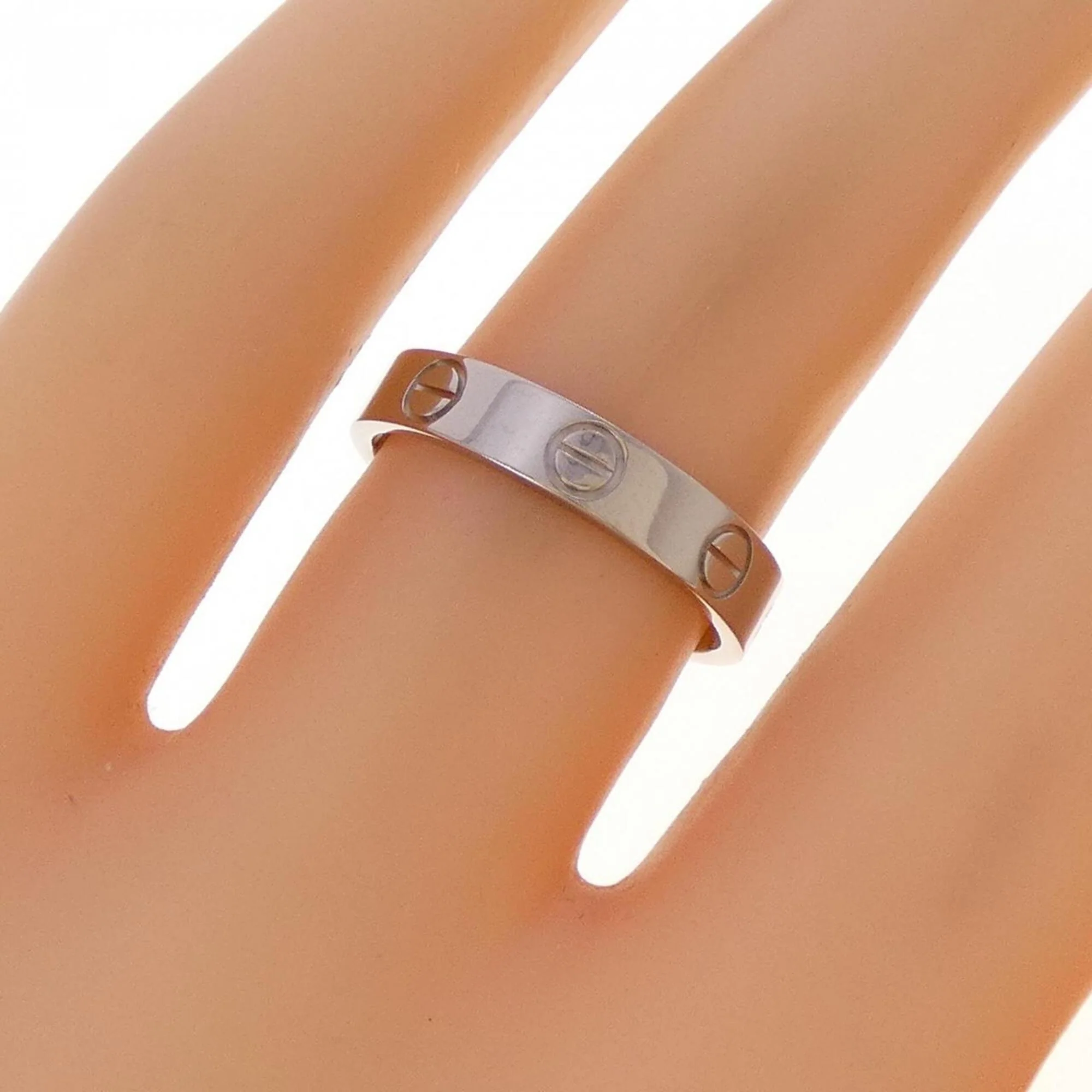 Love Ring 18K White Gold Mini - Image 4