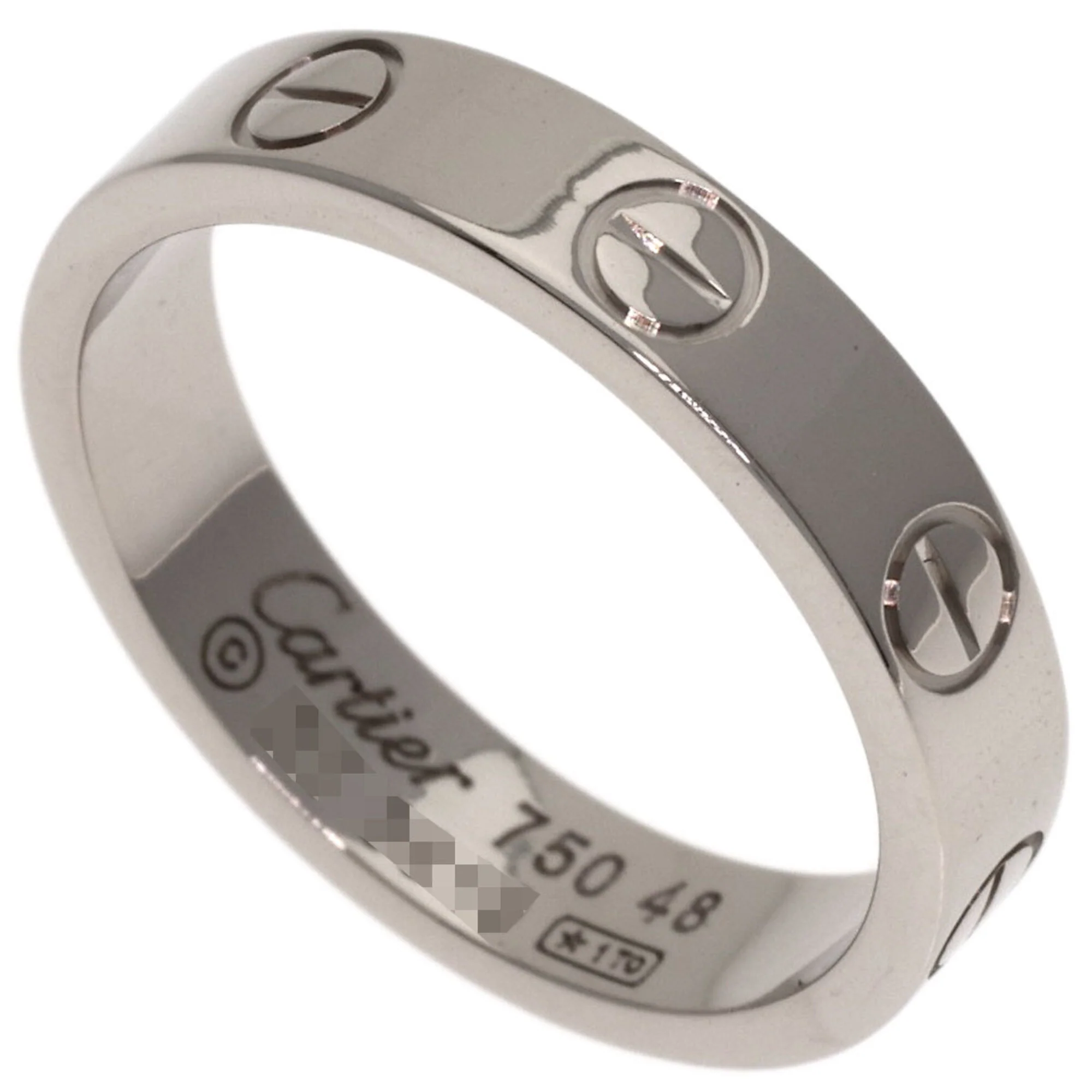 Love Ring 18K White Gold Mini