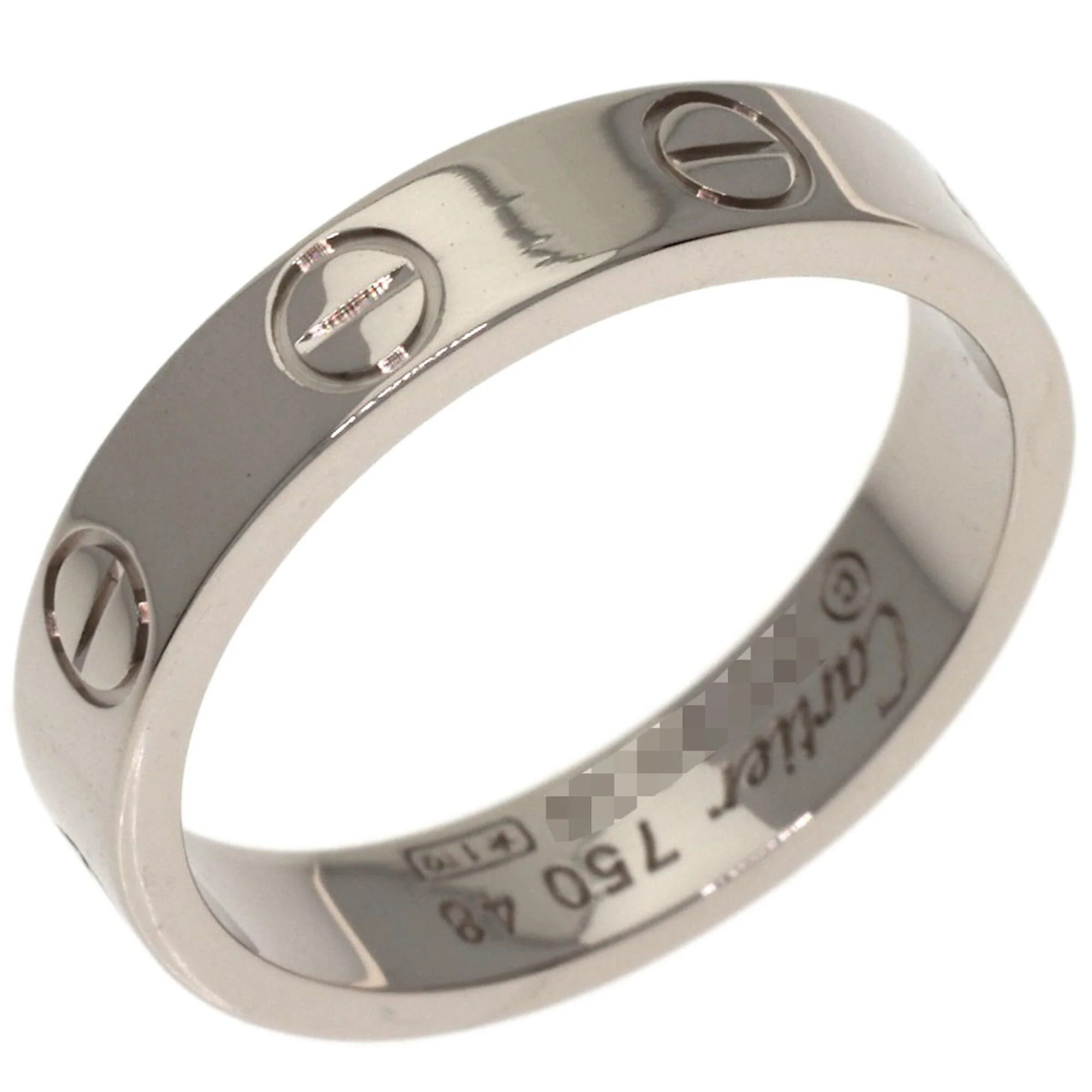 Love Ring 18K White Gold Mini - Image 2
