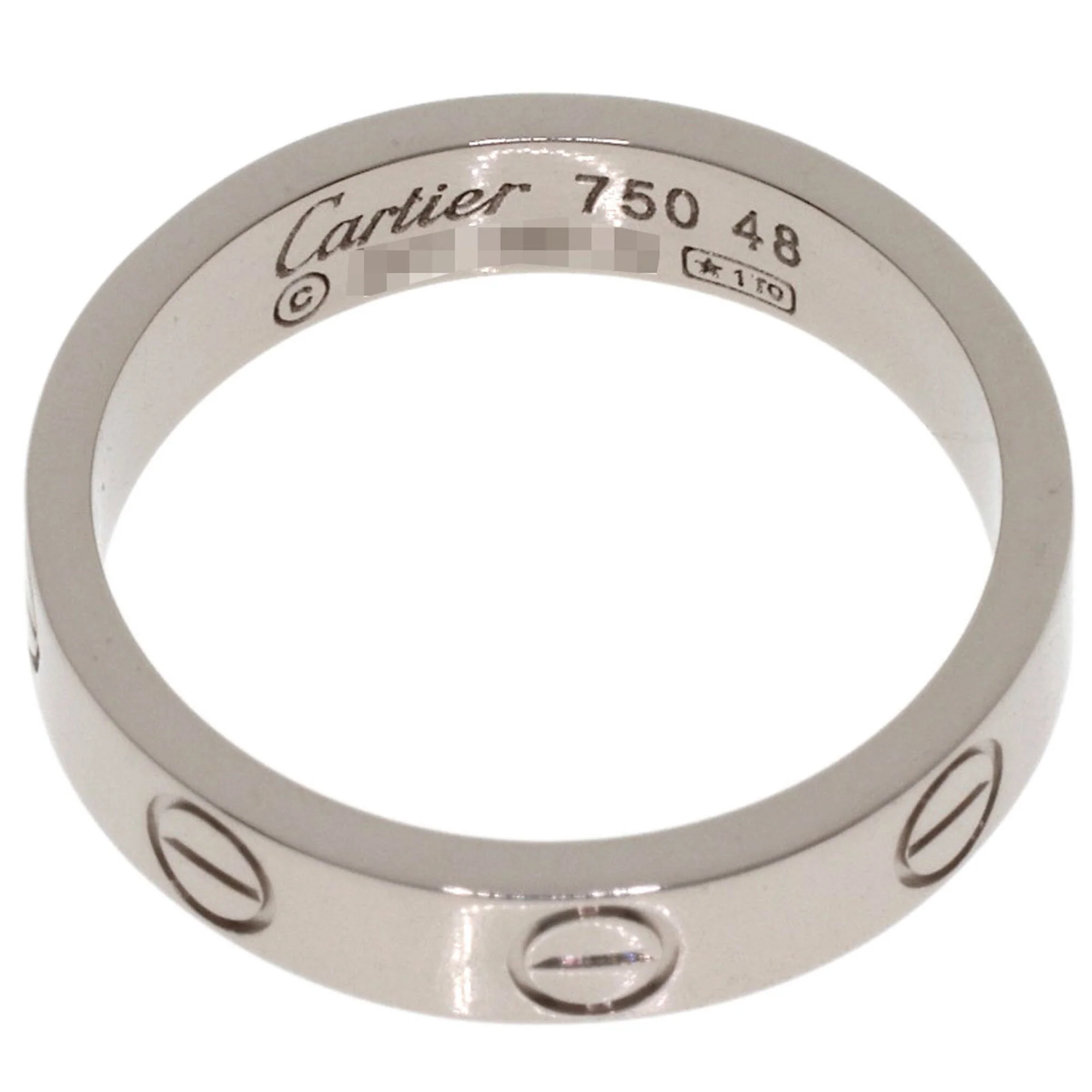 Love Ring 18K White Gold Mini - Image 4