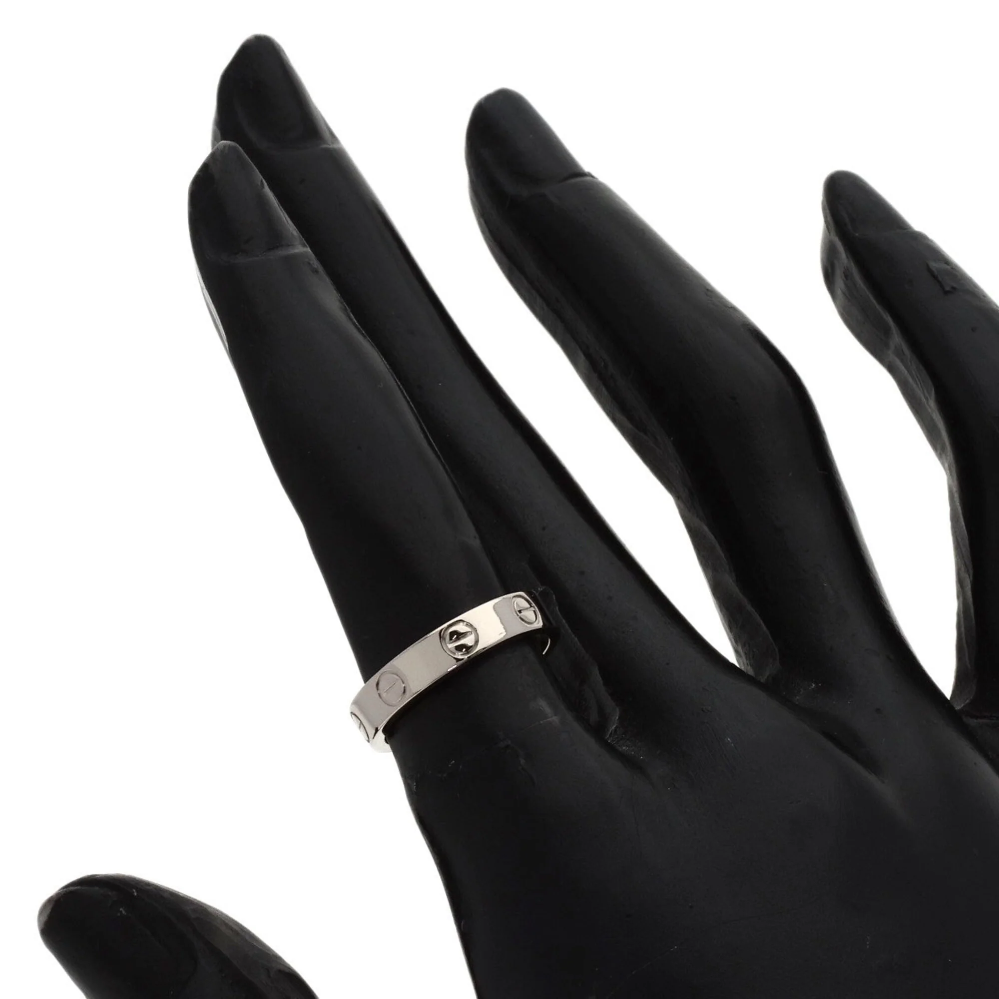Love Ring 18K White Gold Mini - Image 5