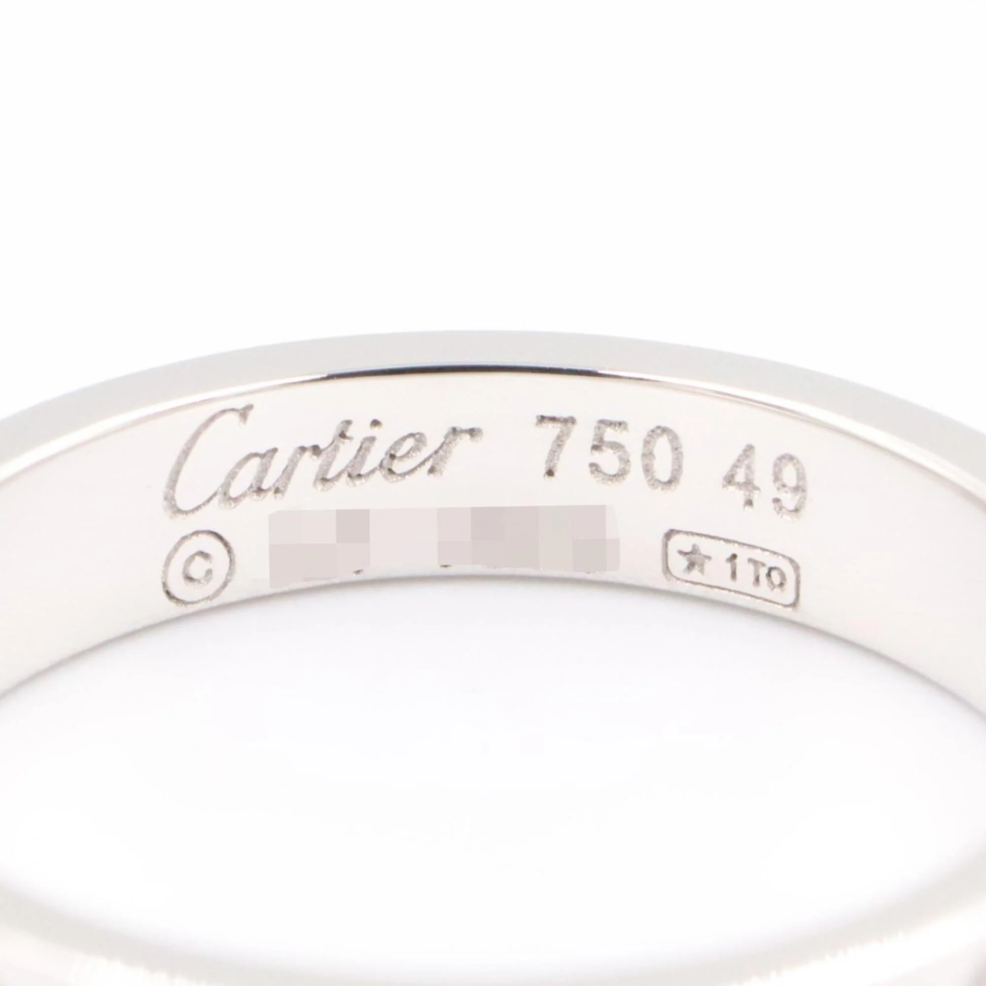 Love Ring 18K White Gold Mini - Image 3