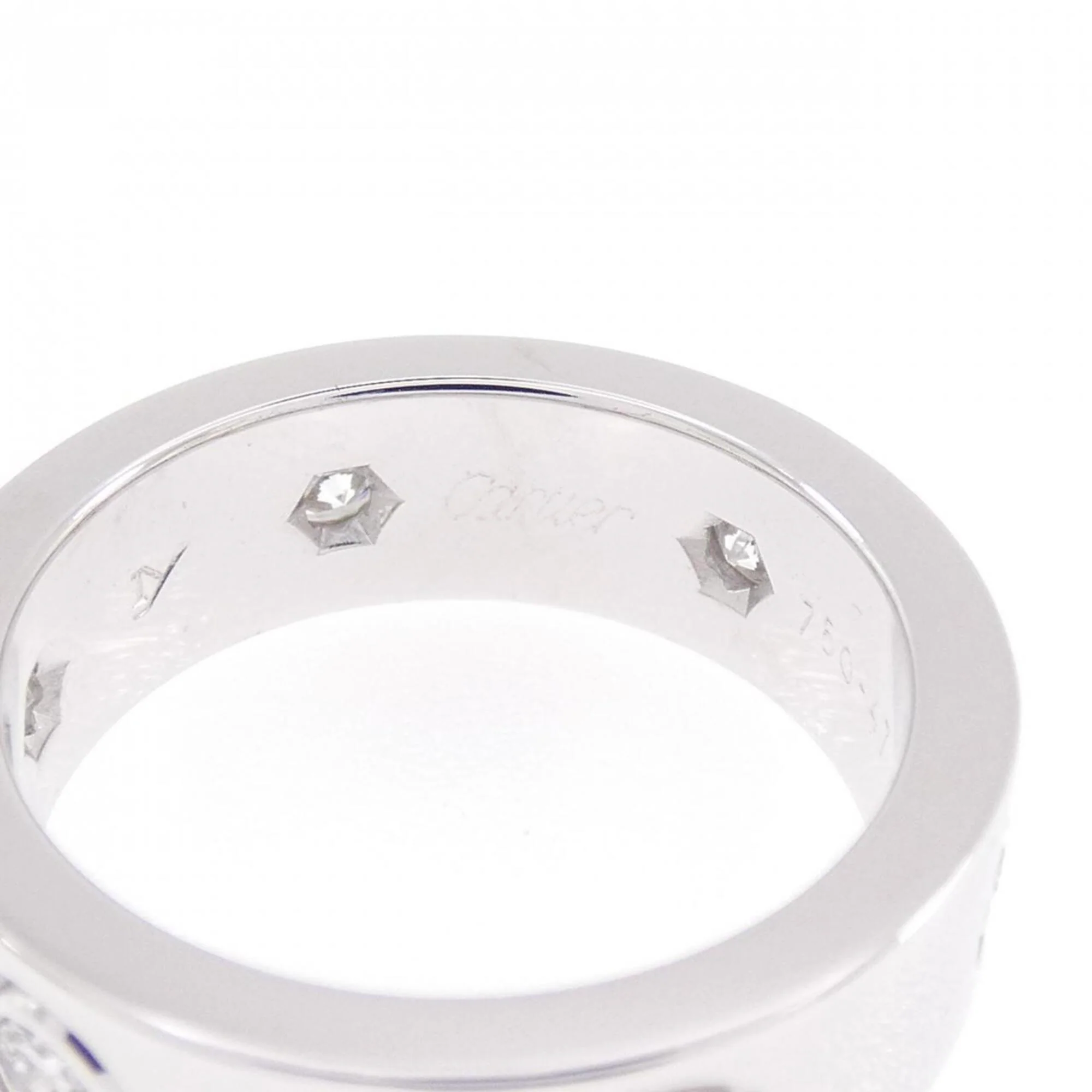 Love Ring 18K White Gold with Diamond - Image 3