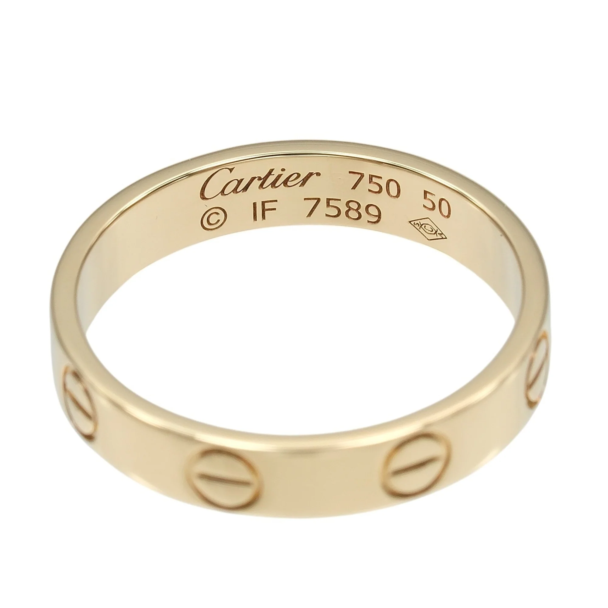 Love Ring 18K Yellow Gold - Image 4