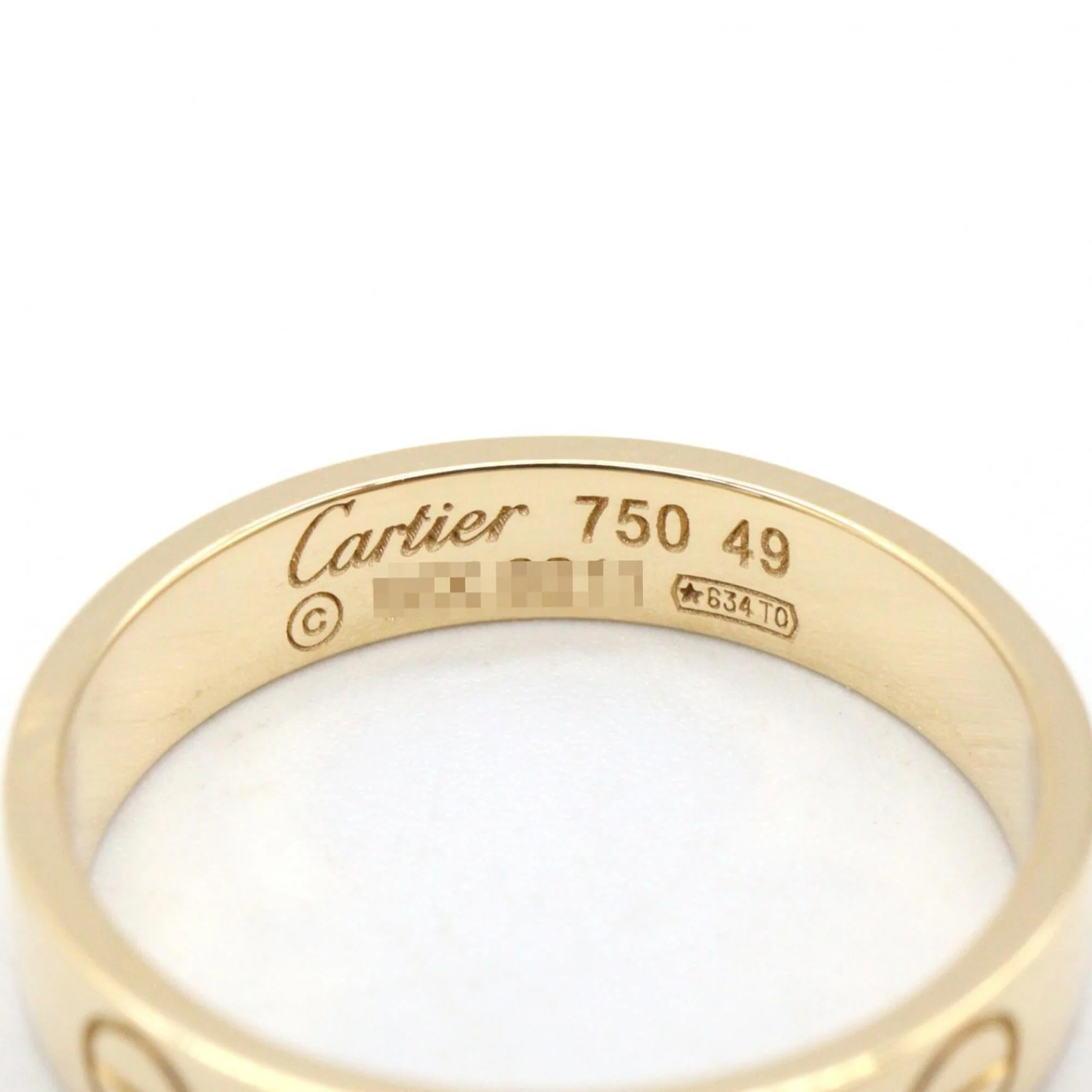 Love Ring 18K Yellow Gold Mini - Image 3