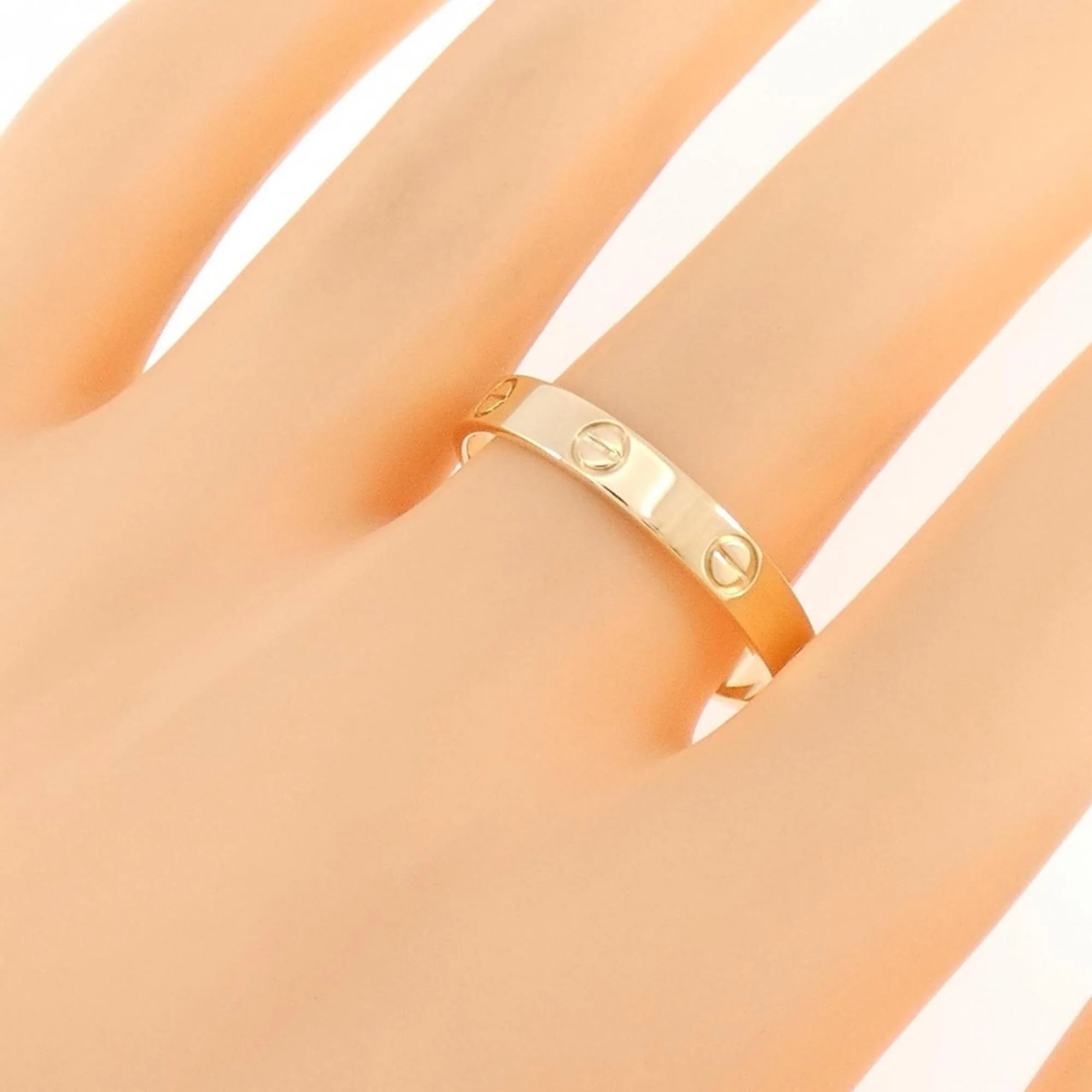 Love Ring 18K Yellow Gold Mini - Image 4