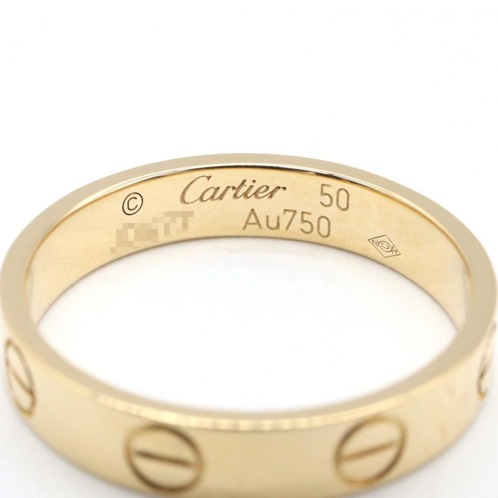 Love Ring 18K Yellow Gold Mini - Image 3