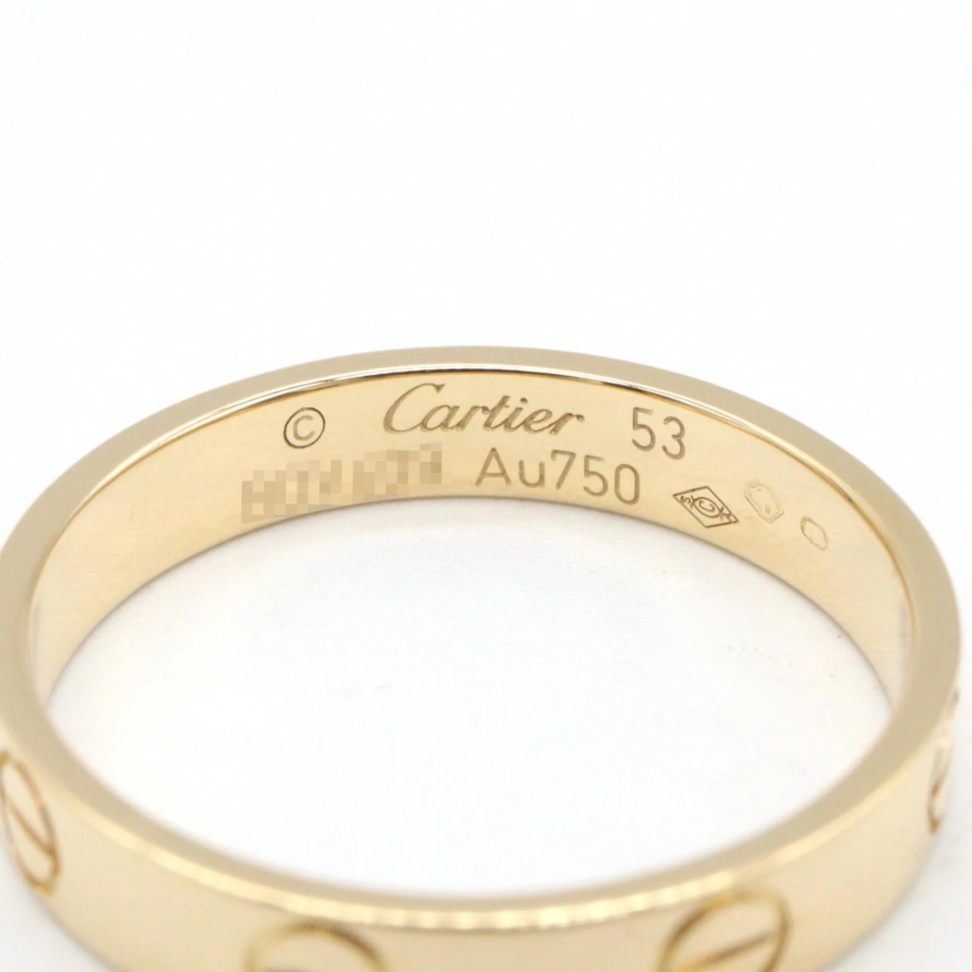Love Ring 18K Yellow Gold Mini - Image 3
