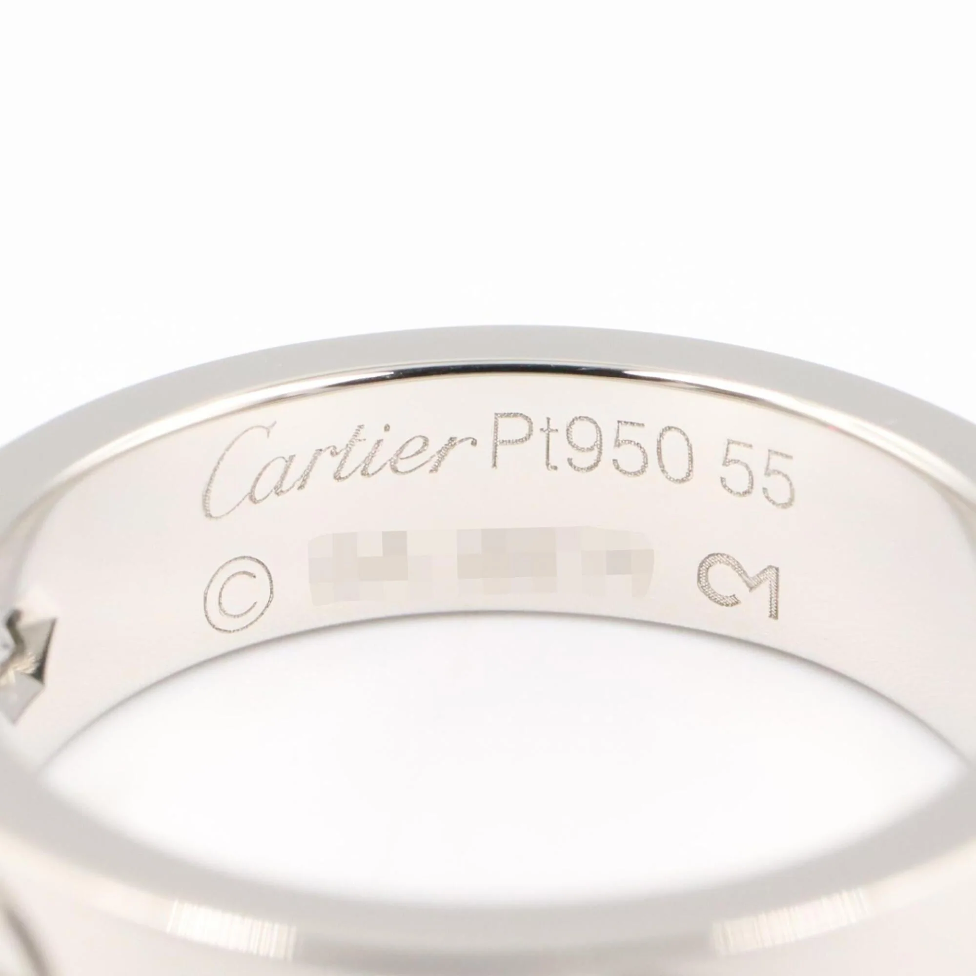Love Ring Platinum with Diamond - Image 4