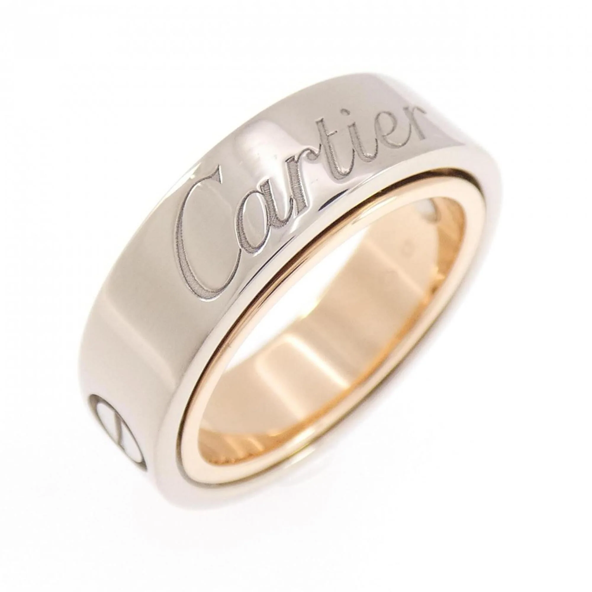 Love Secret Ring 18K Rose Gold and 18K White Gold