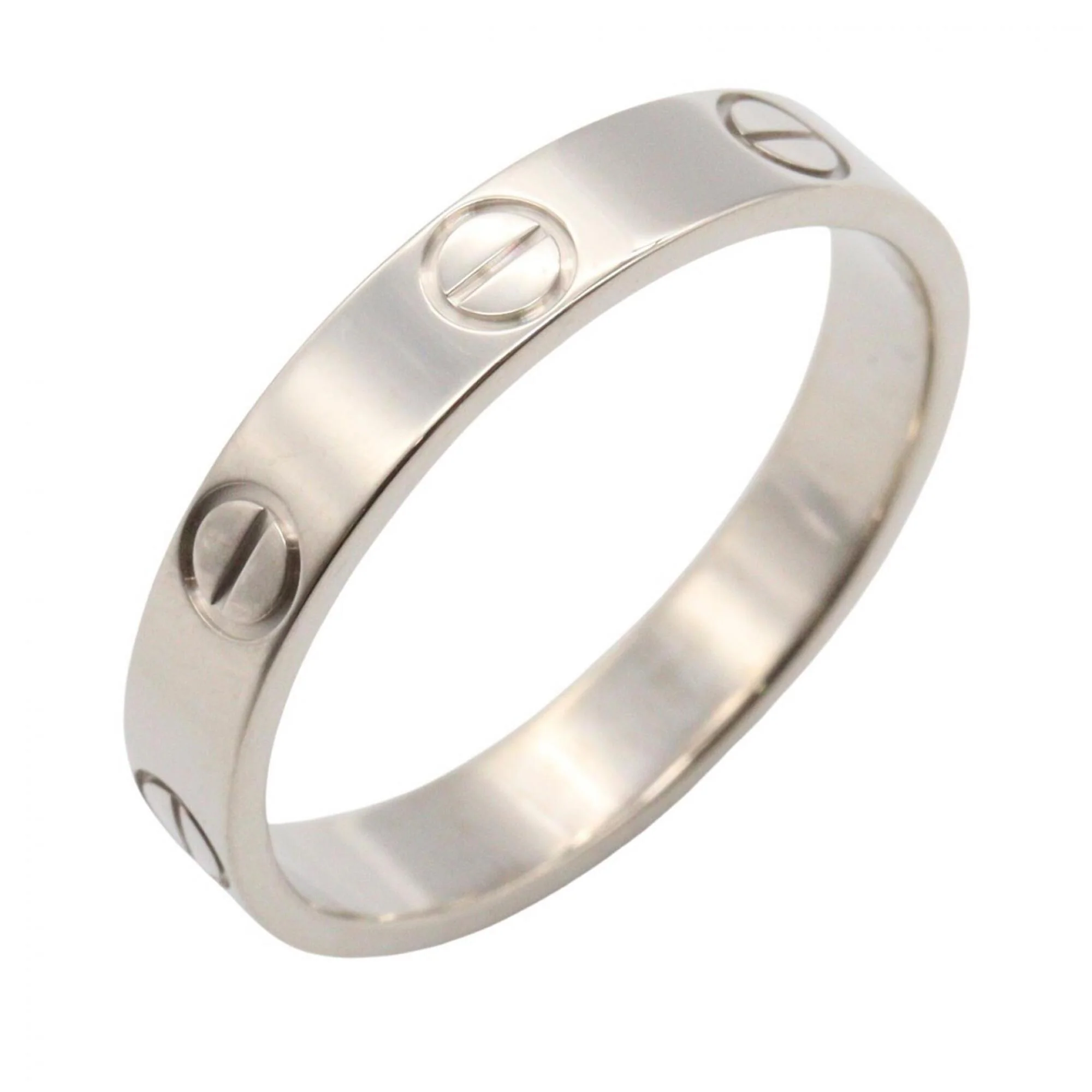 Mini Band Ring 18K White Gold